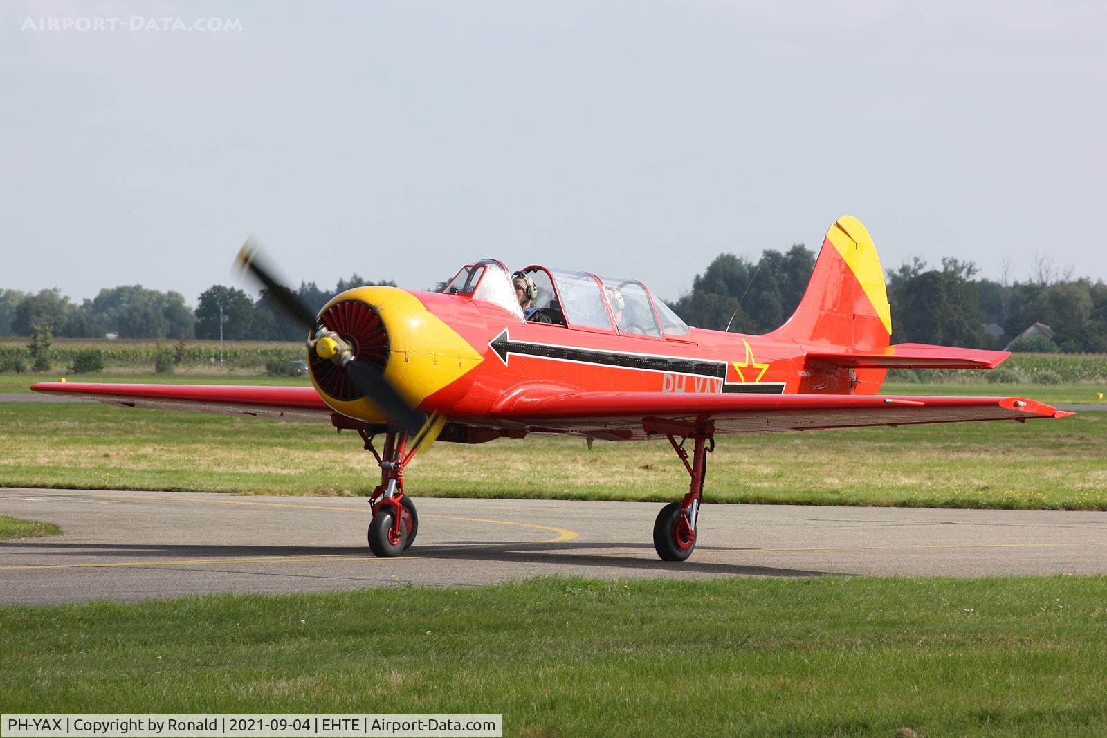 PH-YAX, 1984 Yakovlev Yak-52 C/N 844007, at teuge