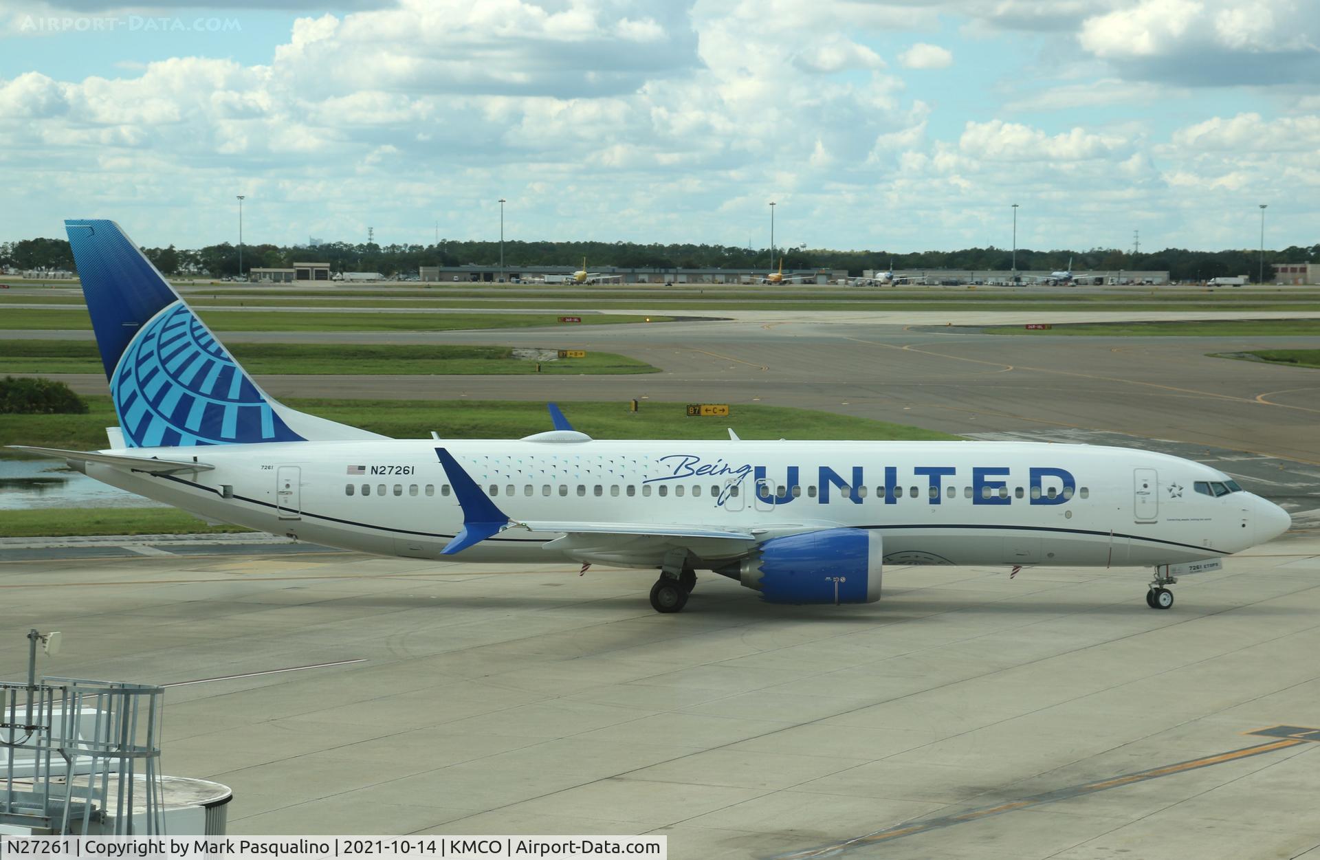 N27261, 2021 Boeing 737-8 MAX C/N 43464, Boeing 737-8 MAX