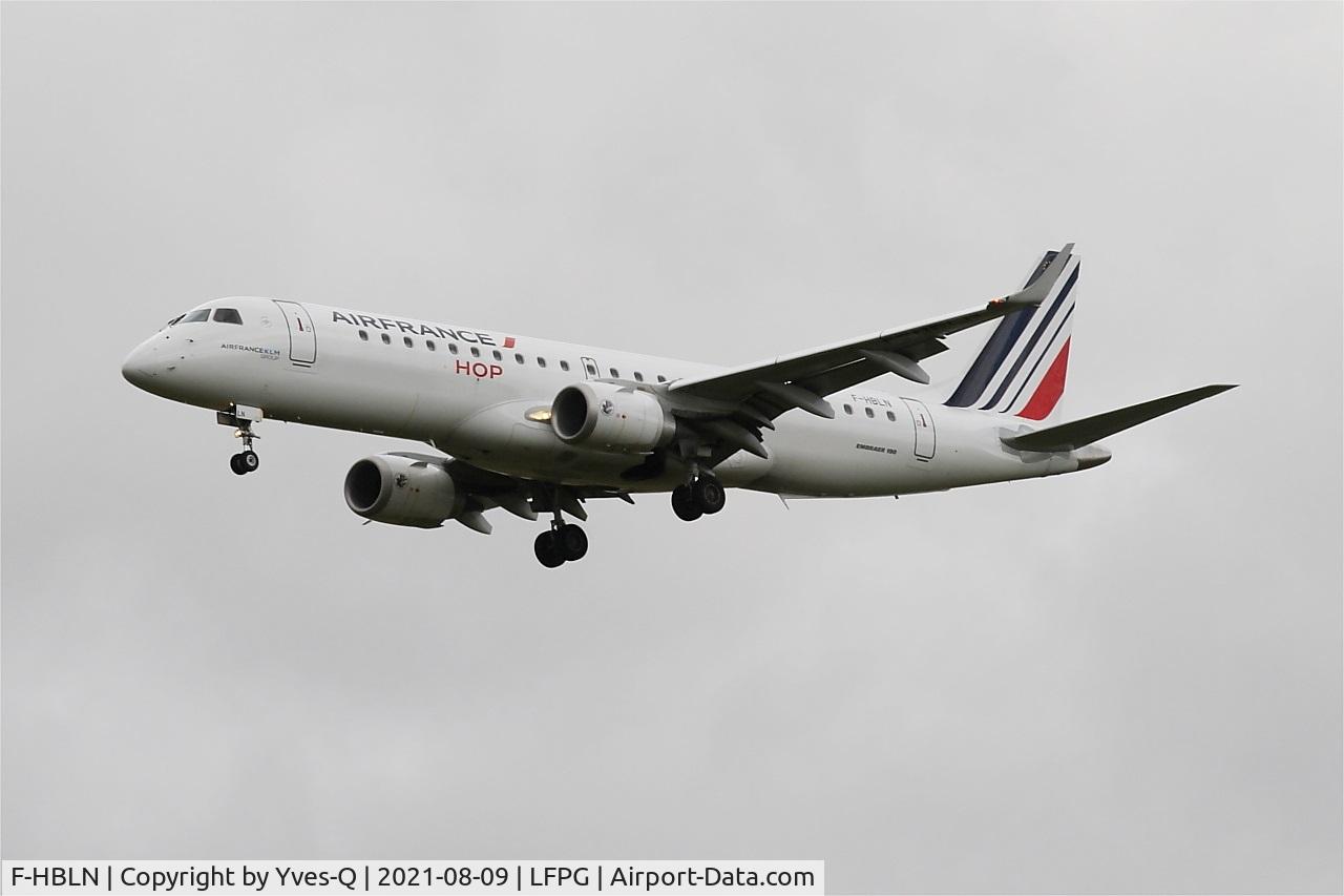 F-HBLN, 2019 Embraer 190STD (ERJ-190-100STD) C/N 19000769, Embraer ERJ190-100 STD, On final rwy26L, Roissy Charles De Gaulle airport (LFPG-CDG)
