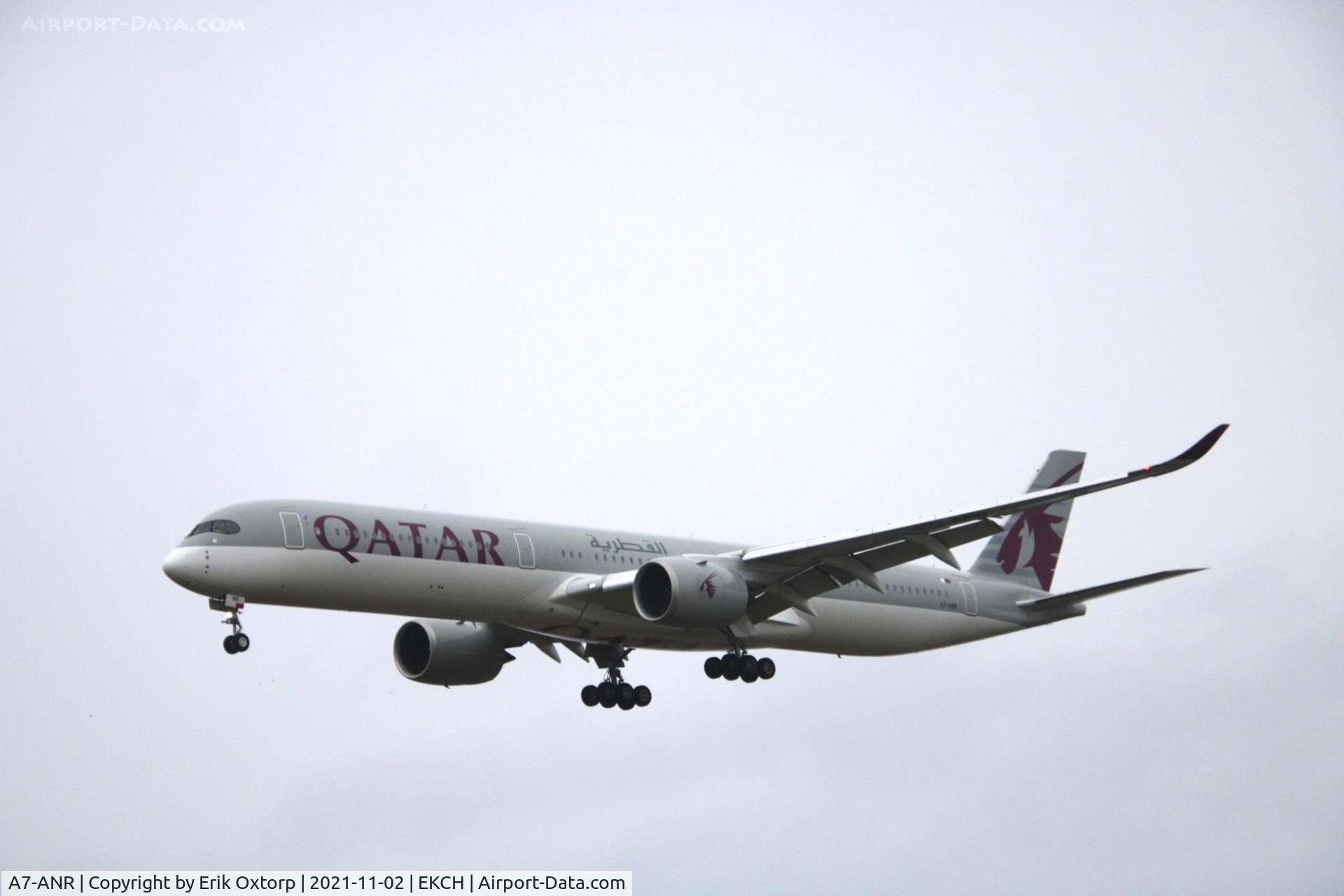 A7-ANR, 2020 Airbus A350-1041 C/N 0399, A7-ANR landing rw 22L