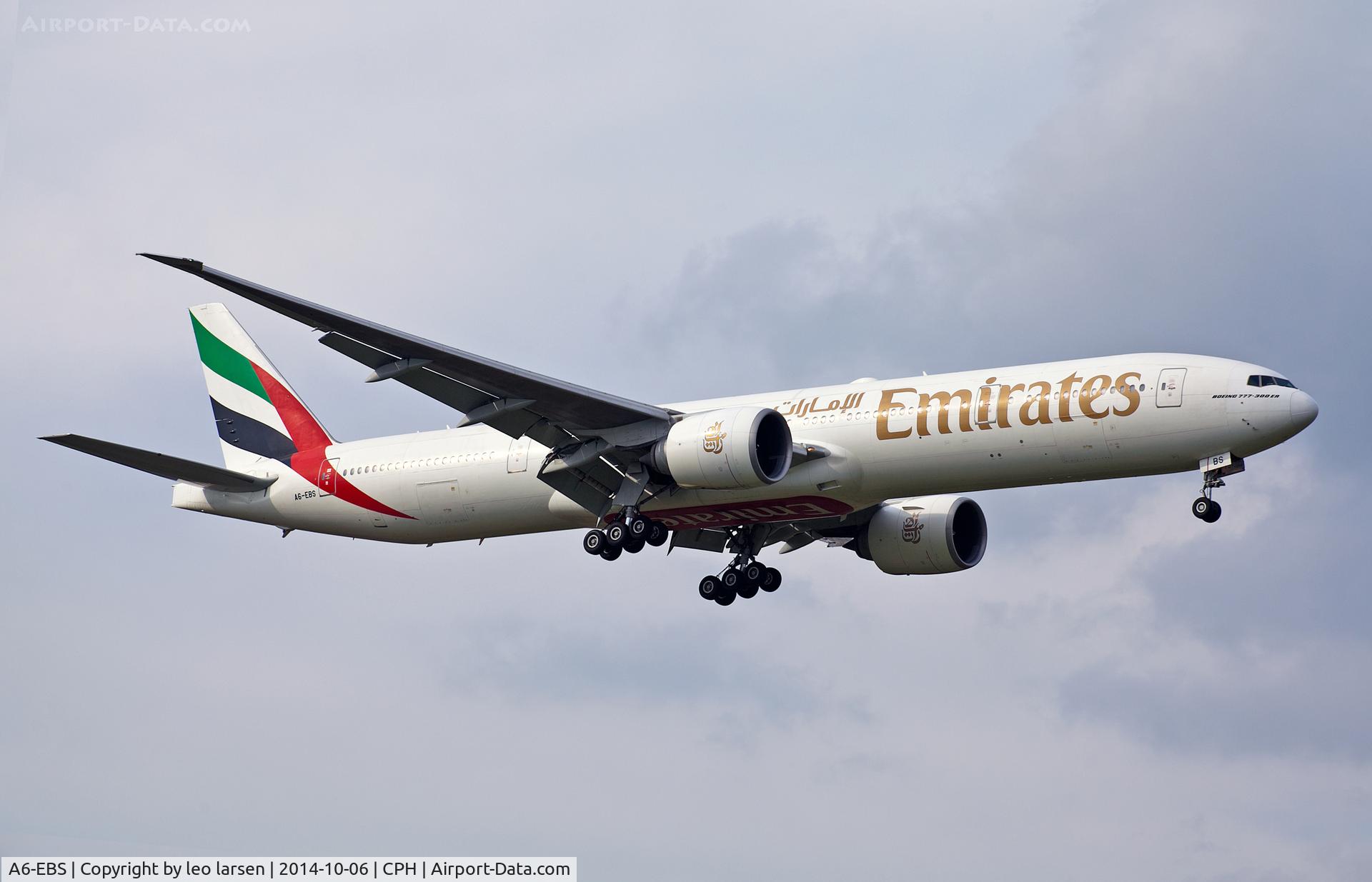 A6-EBS, 2006 Boeing 777-31H/ER C/N 32715, Copenhagen 6.10.2014