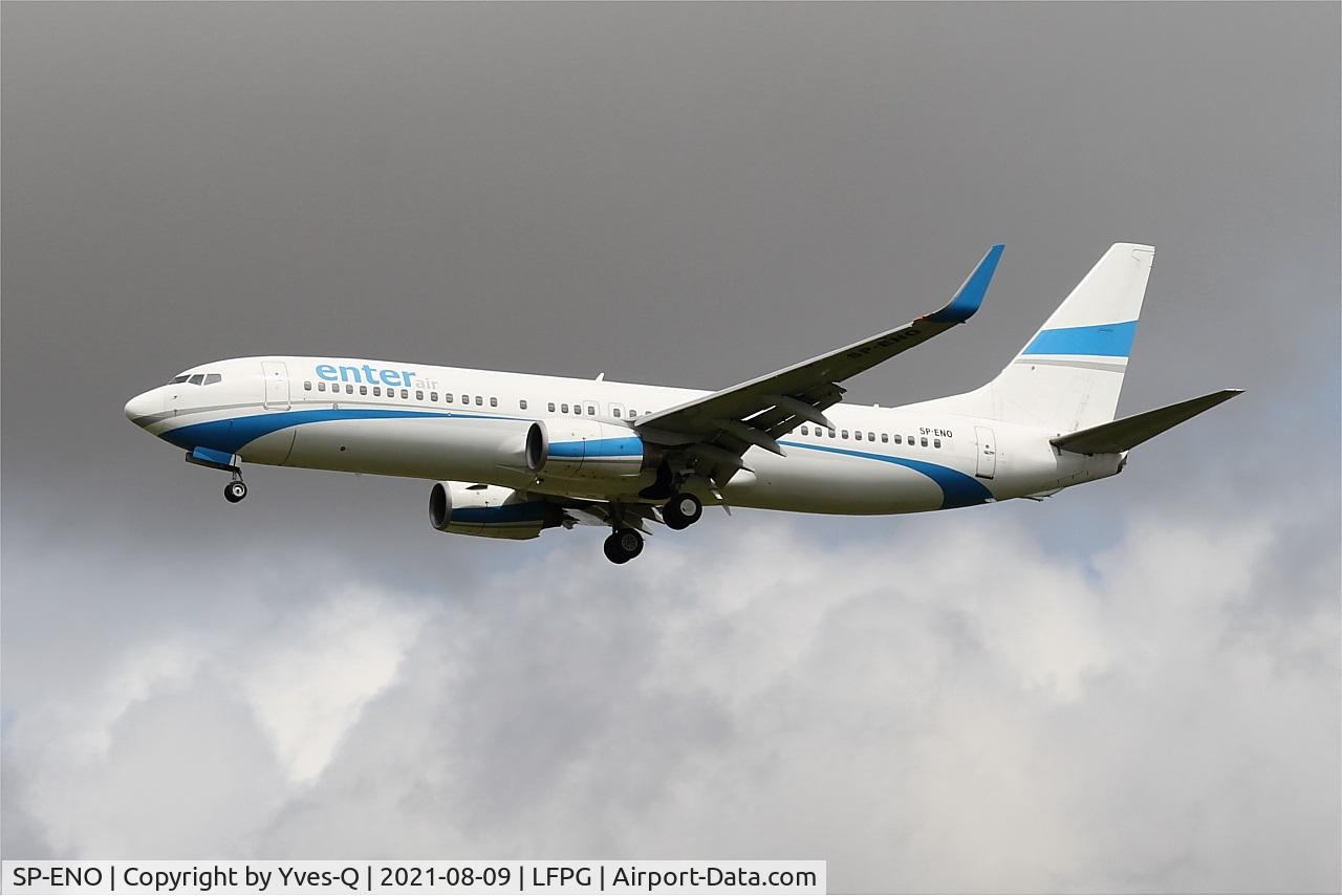 SP-ENO, 2000 Boeing 737-8AS C/N 29921, Boeing 737-8AS, On final rwy 26L, Roissy Charles De Gaulle airport (LFPG-CDG)