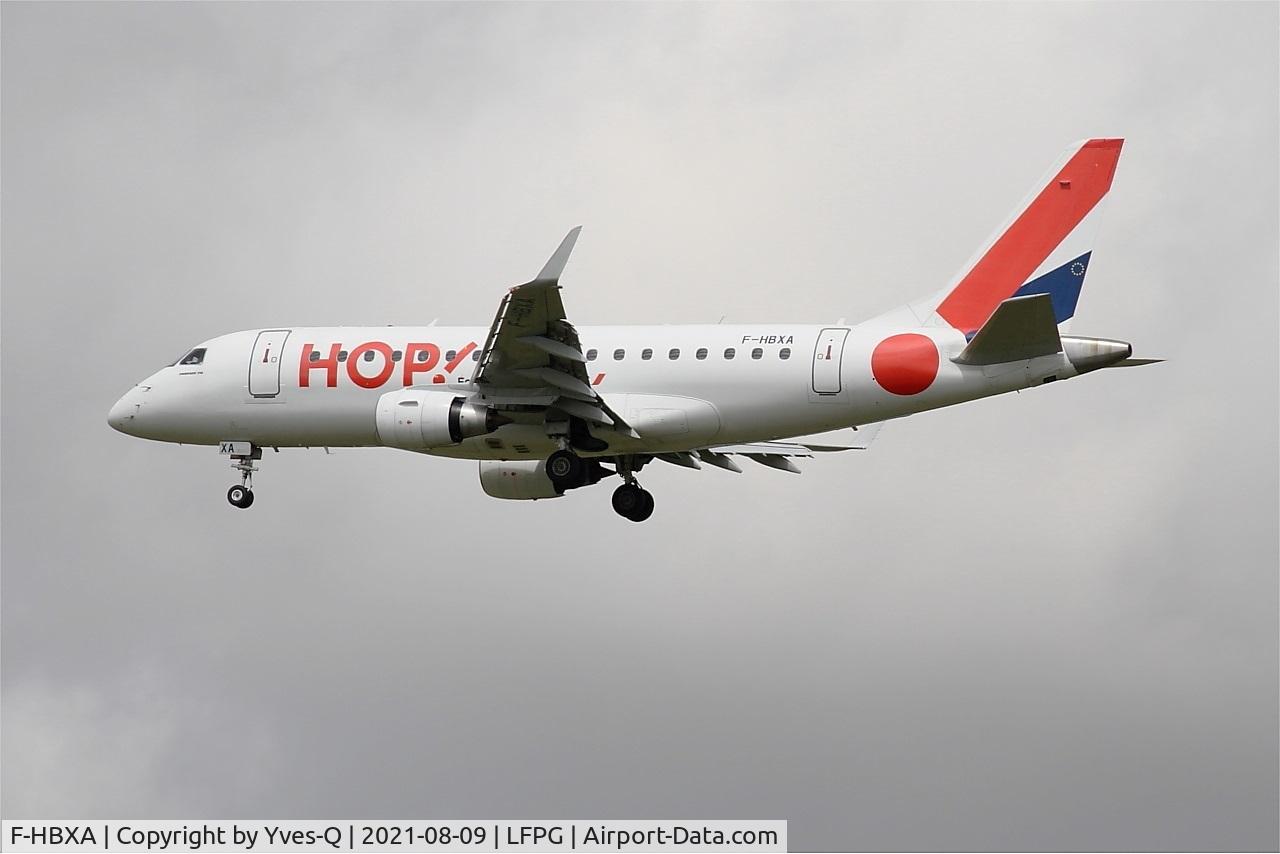 F-HBXA, 2008 Embraer 170LR (ERJ-170-100LR) C/N 17000237, Embraer 170LR, On final rwy 26L, Roissy Charles De Gaulle airport (LFPG-CDG)
