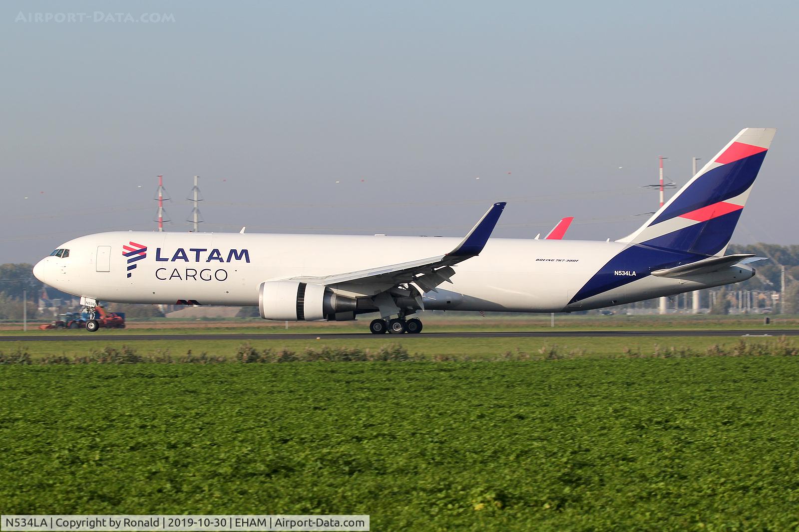 N534LA, 2001 Boeing 767-316F(ER) C/N 32572, at spl