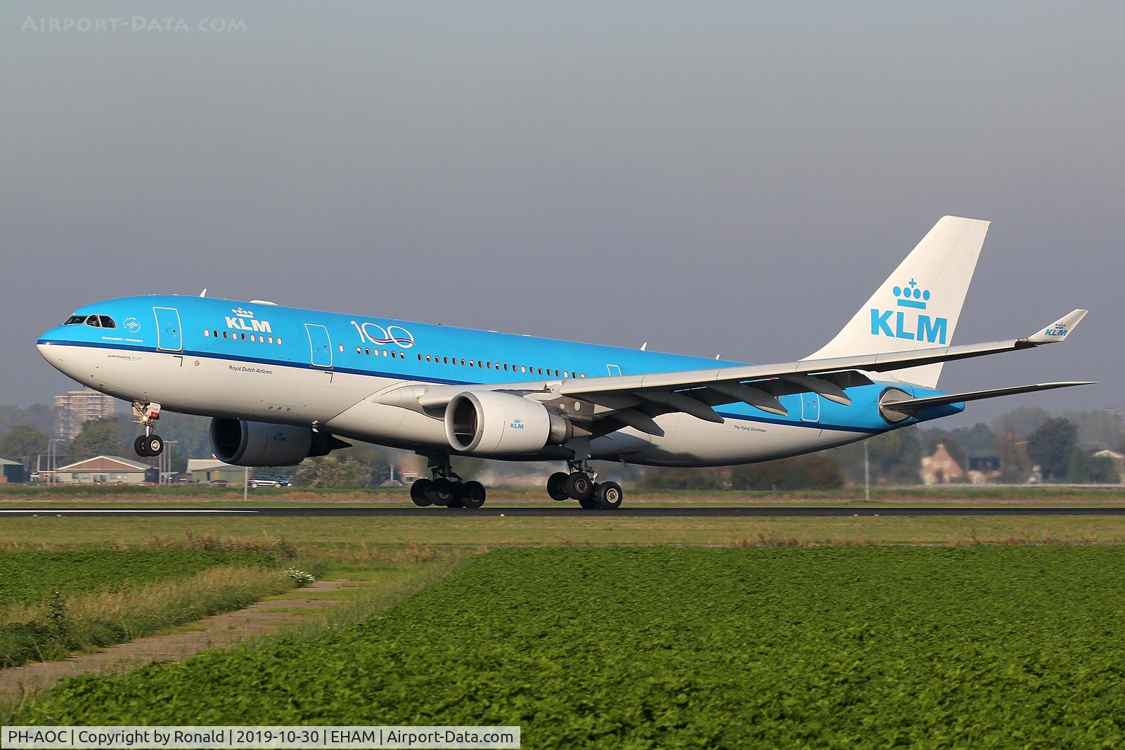 PH-AOC, 2005 Airbus A330-203 C/N 703, at spl