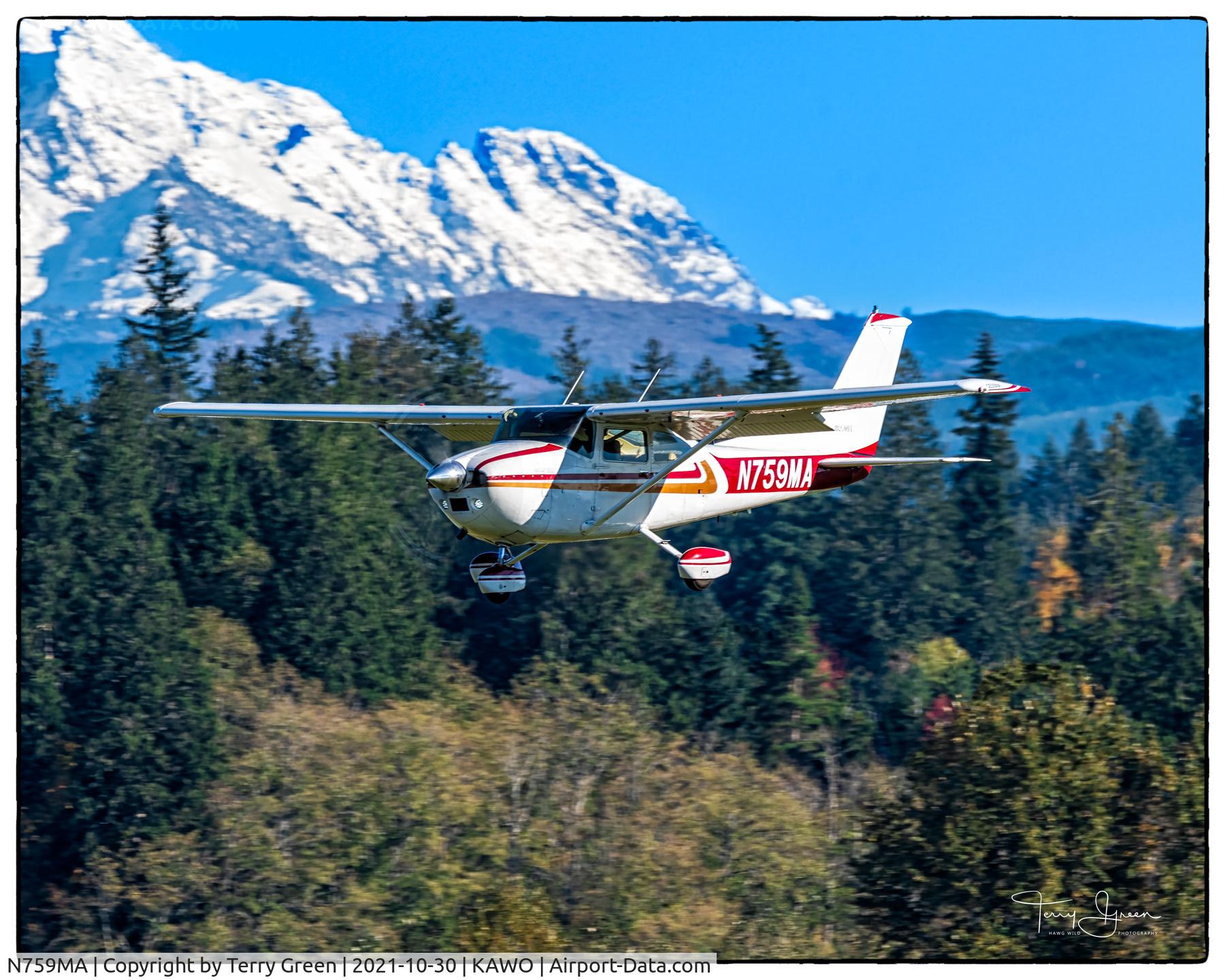 N759MA, 1977 Cessna 182Q Skylane C/N 18266092, KAWO