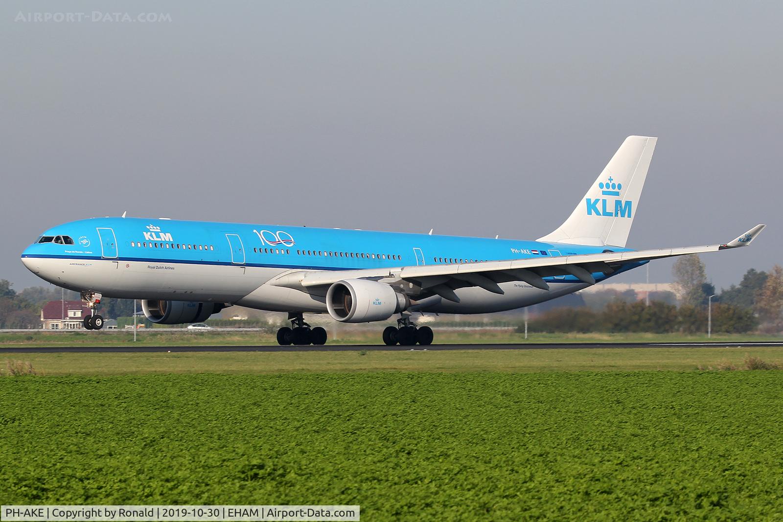 PH-AKE, 2012 Airbus A330-303 C/N 1381, at spl