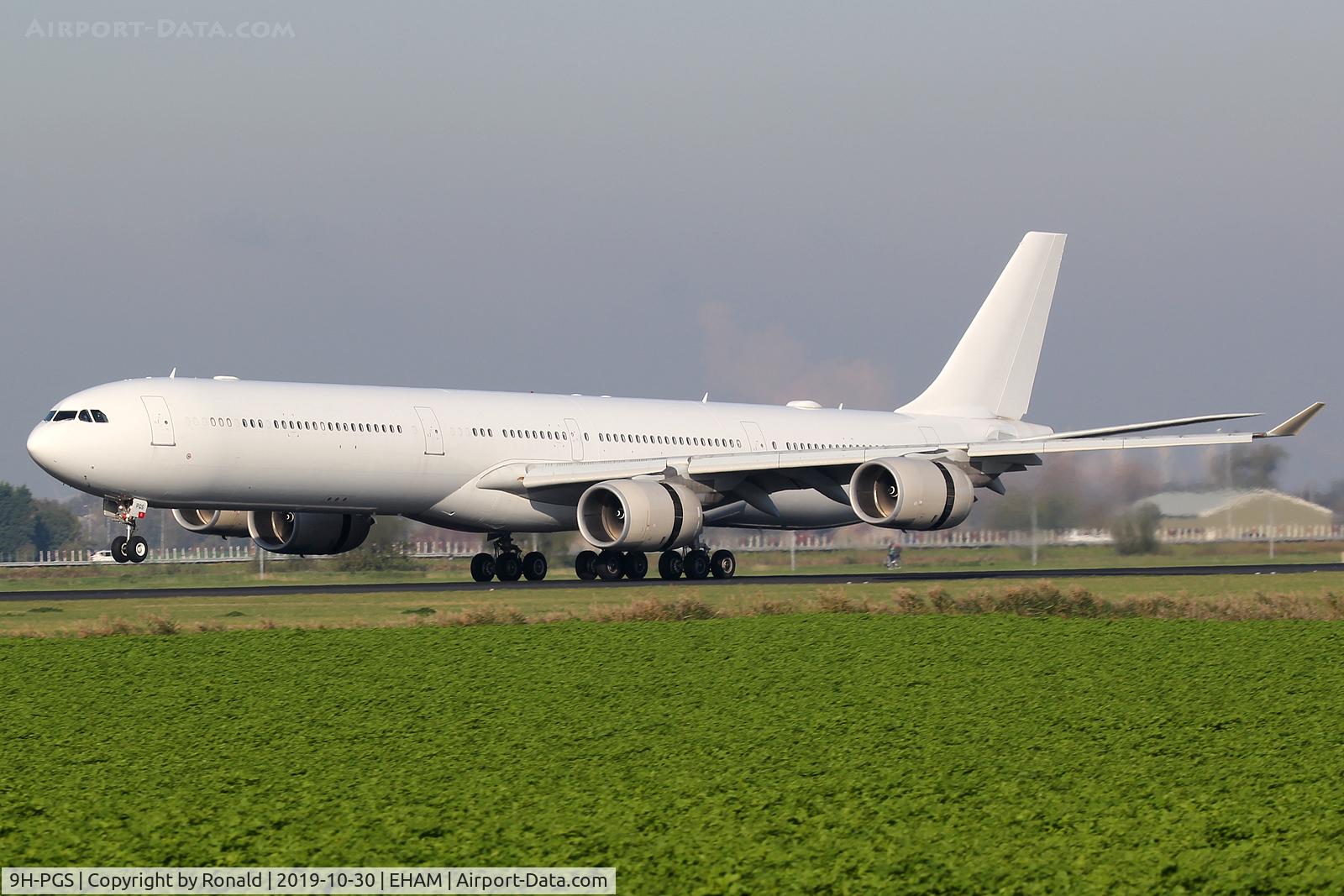 9H-PGS, 2009 Airbus A340-642X C/N 1030, at spl