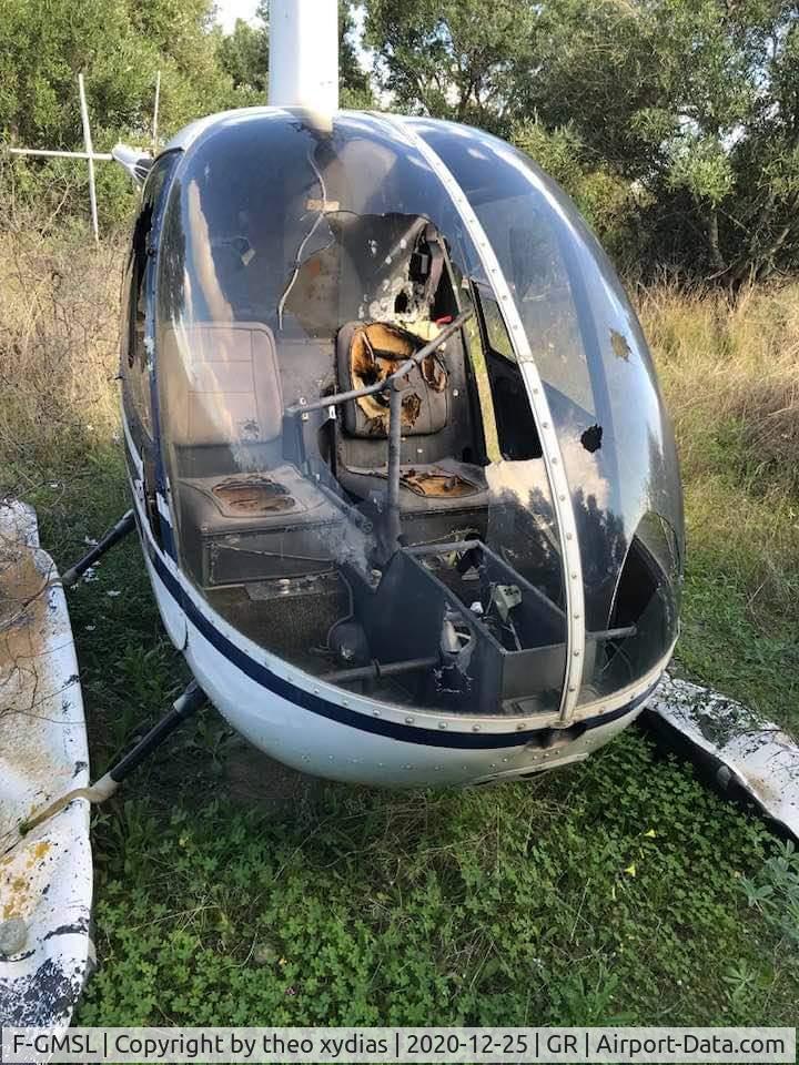 F-GMSL, 1992 Robinson R22 Beta C/N 2216, 2020 before the stole the door and smash the Windows. please help me find something about this owner is mr Chen Lee Bruce. can we find where it was servicing? i know who destroy it and i want to make him pay.