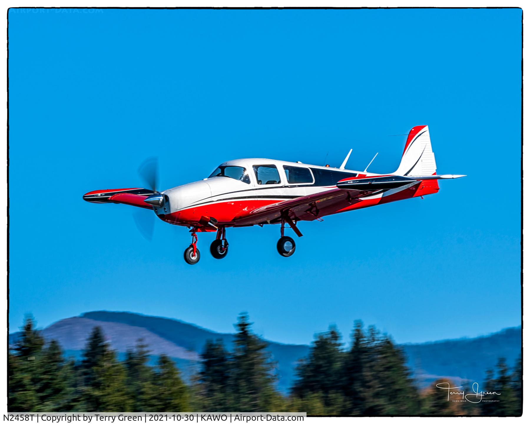 N2458T, 1962 Navion Rangemaster G C/N NAV-4-2458, KAWO