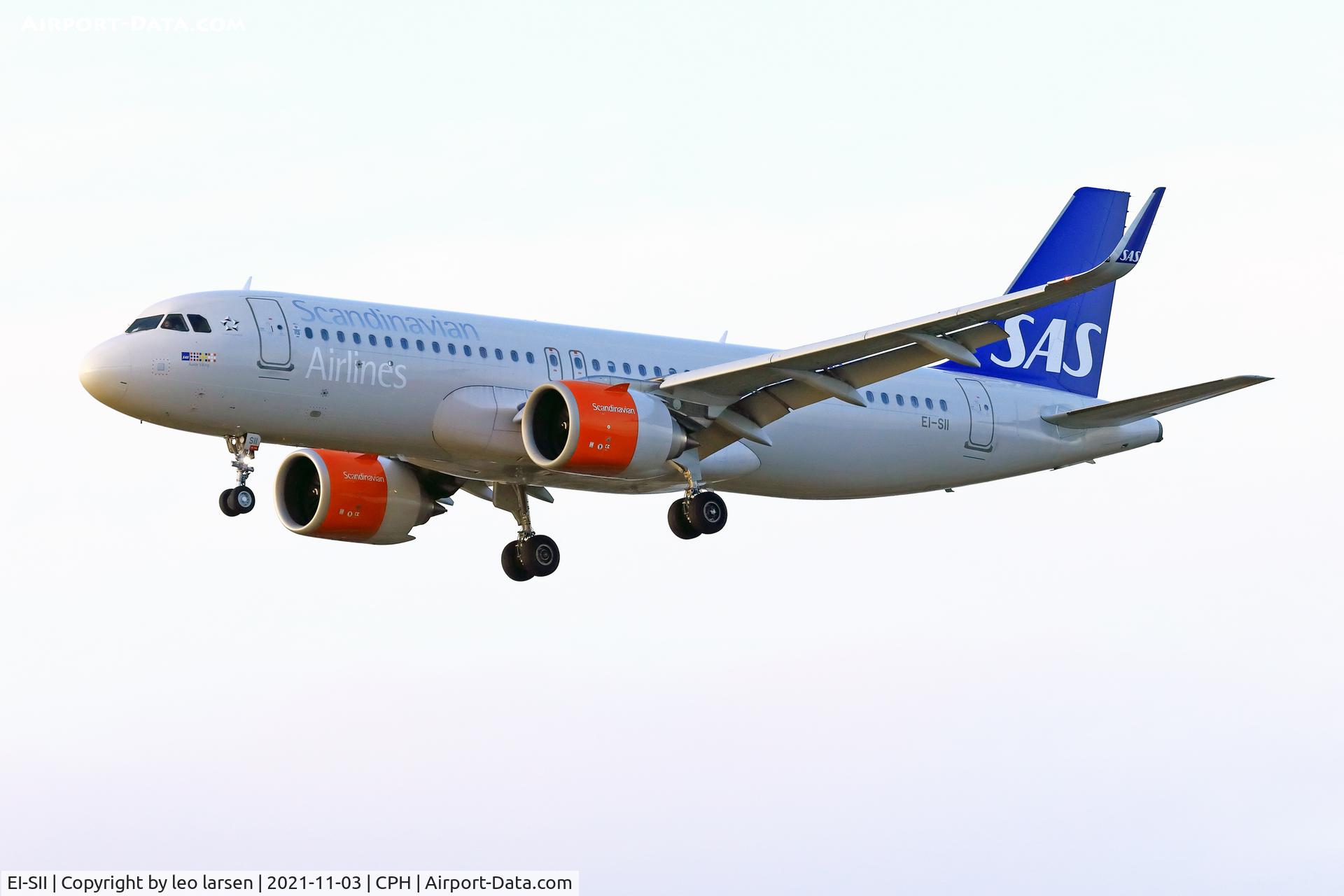 EI-SII, 2018 Airbus A320-251N C/N 8566, Copenhagen 3.11.2021