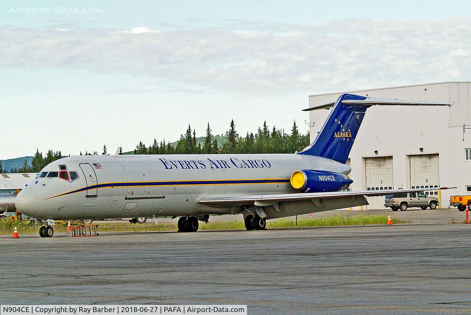 N904CE, 1967 Douglas DC-9-32F C/N 47040, N904CE   Douglas DC-9-32F [47040] (Everts Air Cargo) Fairbanks Int'l~N 27/06/2018