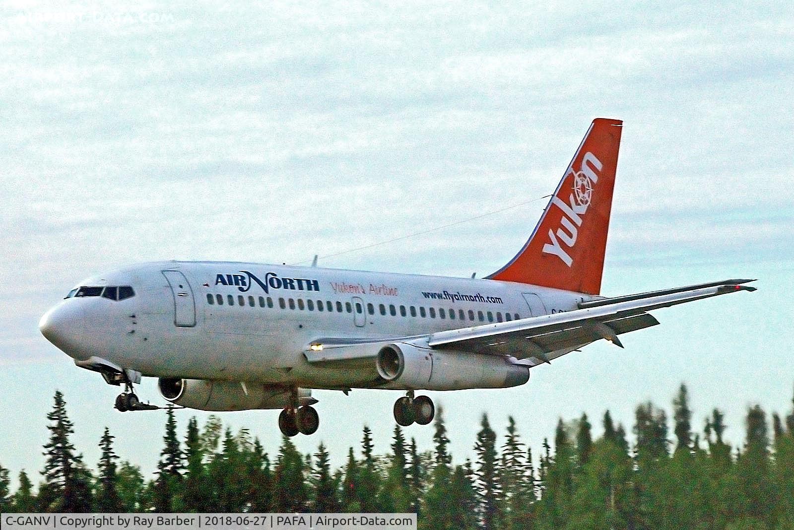 C-GANV, 1984 Boeing 737-2X6C C/N 23122, C-GANV   Boeing 737-2X6C [23122] (Air North) Fairbanks Int'l~N 27/06/2018