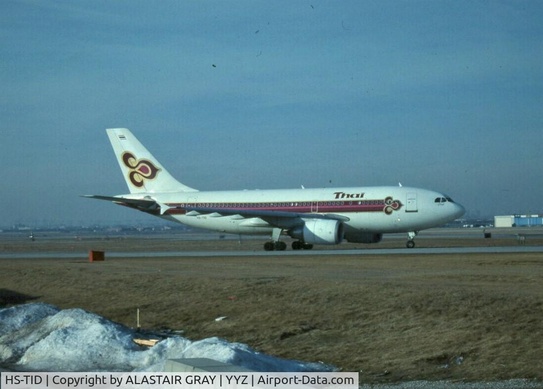 HS-TID, 1987 Airbus A310-304 C/N 438, Shame this plane crashed a few years after this was taken