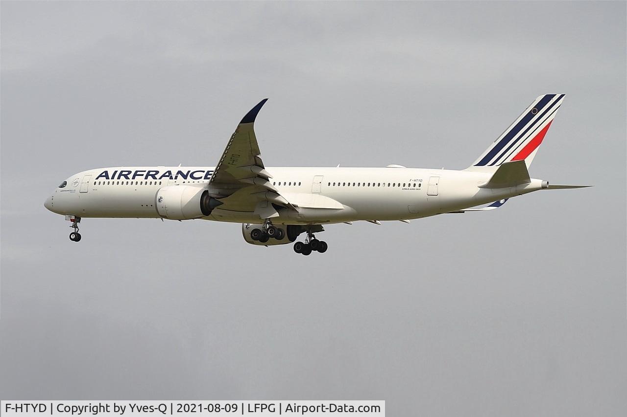 F-HTYD, 2020 Airbus A350-941 C/N 381, Airbus A350-941, On final rwy 26L, Roissy Charles De Gaulle airport (LFPG-CDG)