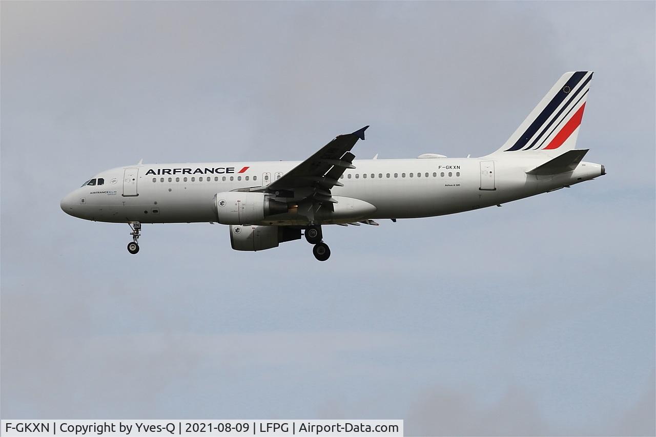 F-GKXN, 2006 Airbus A320-214 C/N 3008, Airbus A320-214, On final rwy 26L, Roissy Charles De Gaulle airport (LFPG-CDG)