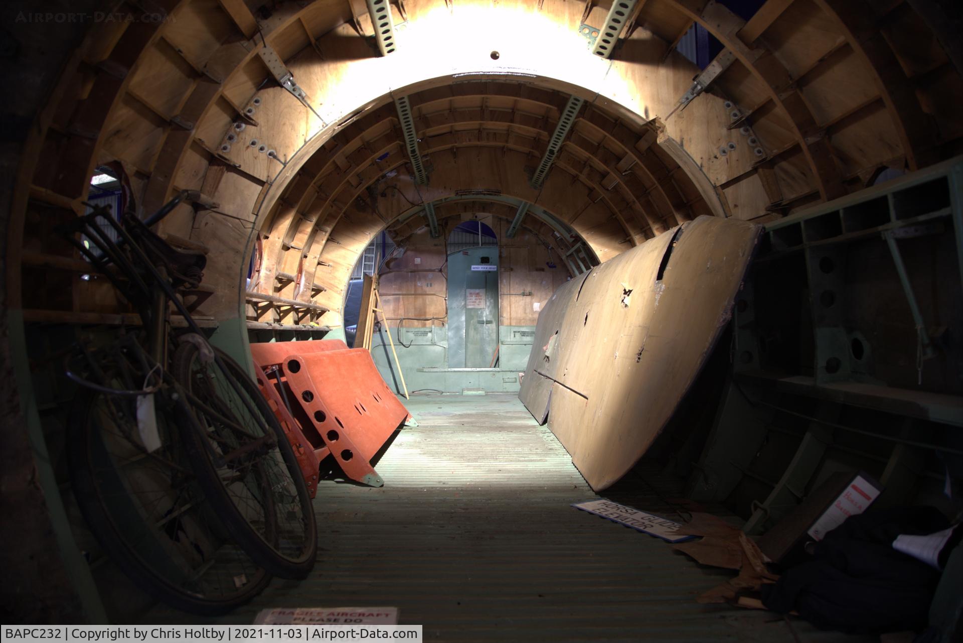BAPC232, Airspeed AS.58 Horsa I/II C/N BAPC.232, View of the fuselage interior