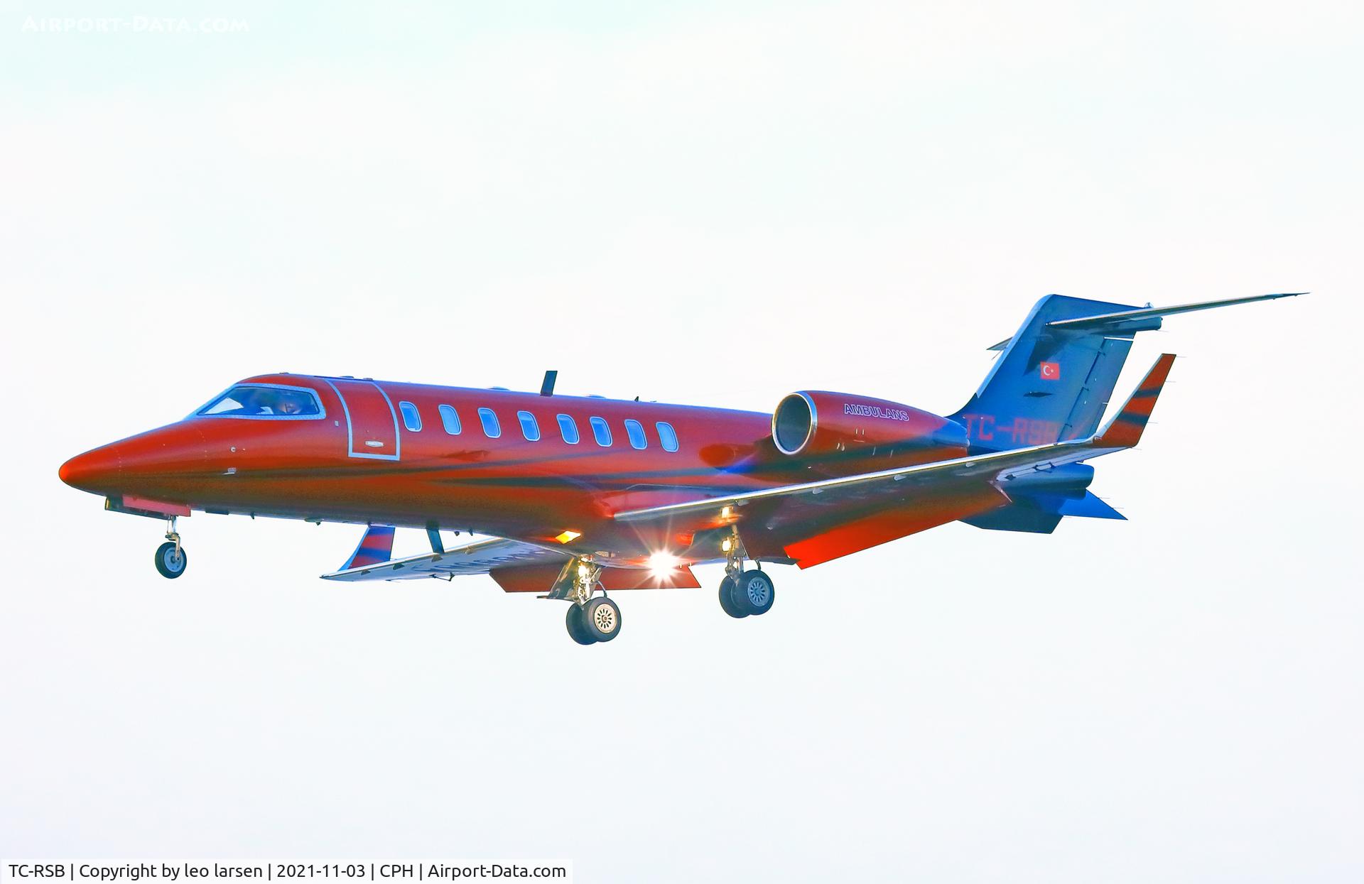TC-RSB, 2006 Learjet 45 C/N 45-294, Copenhagen 3.11.2021