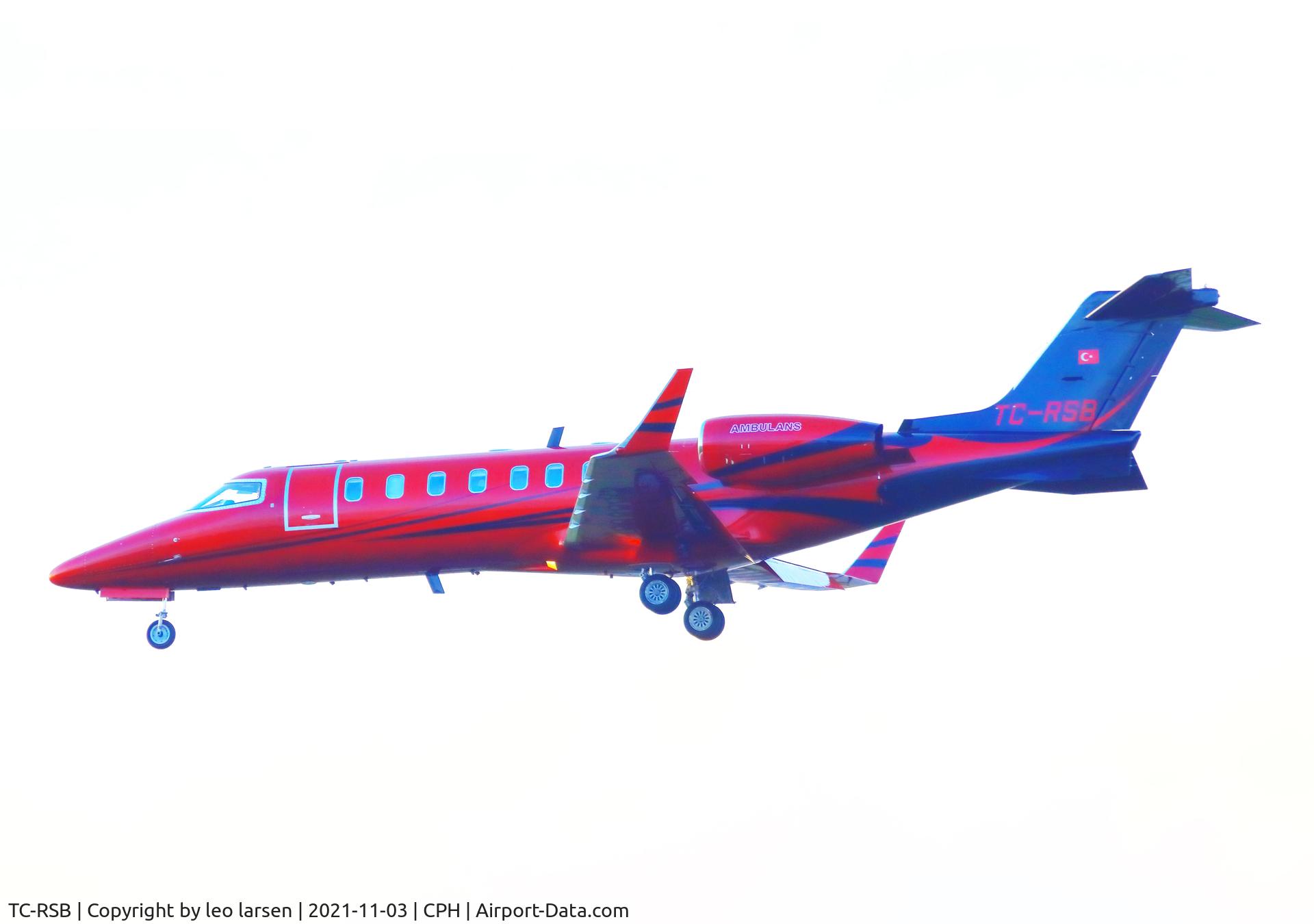 TC-RSB, 2006 Learjet 45 C/N 45-294, Copenhagen 3.11.2021