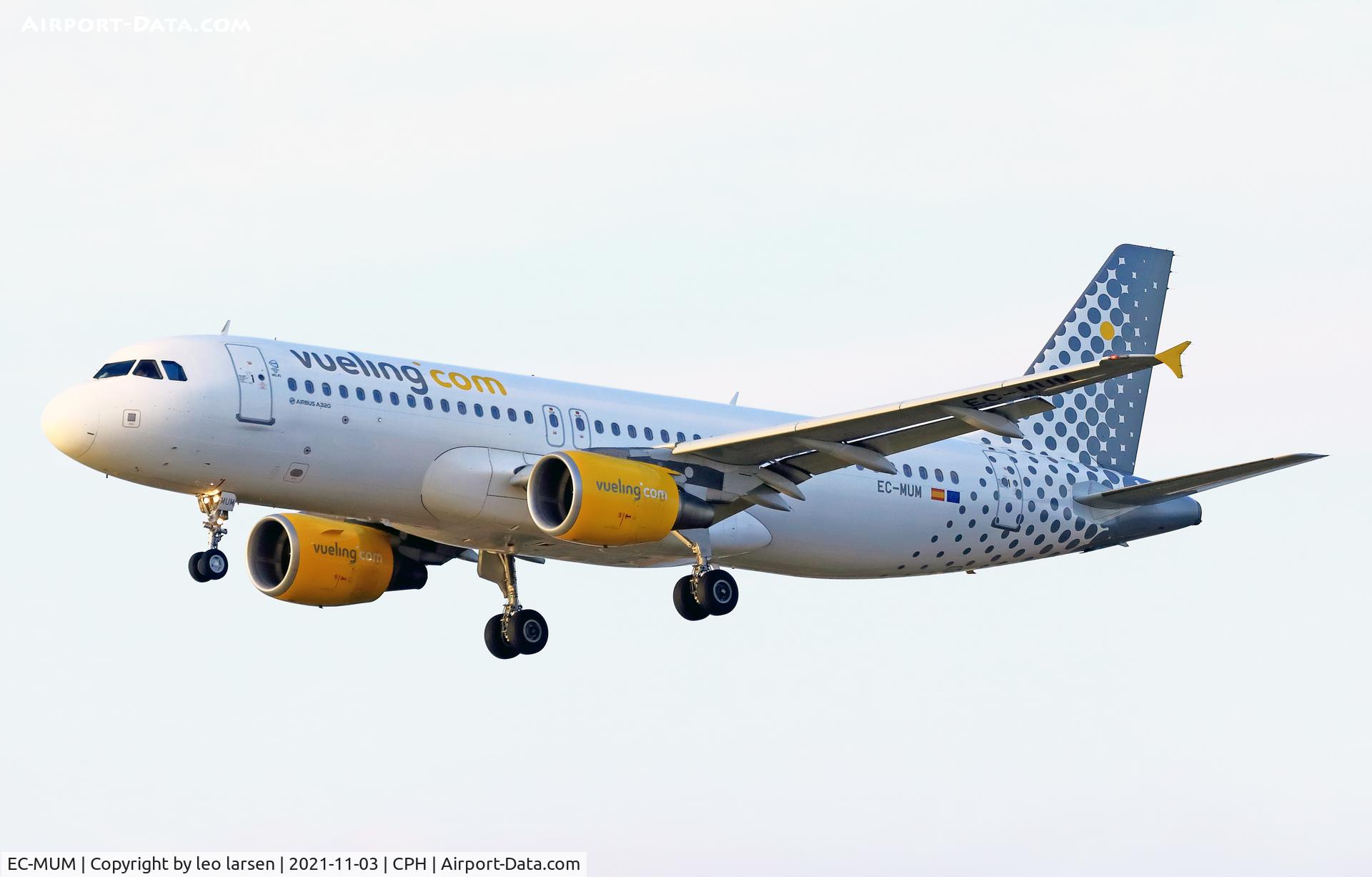 EC-MUM, 2009 Airbus A320-214 C/N 4101, Copenhagen 3.11.2021
