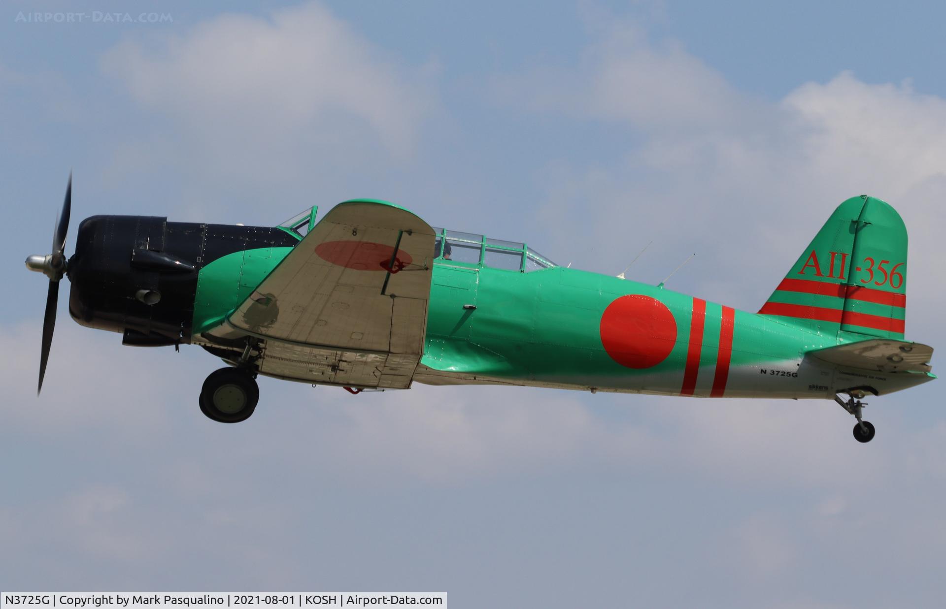 N3725G, 1944 North American SNJ-5 Texan Texan C/N 84875, North American SNJ-5