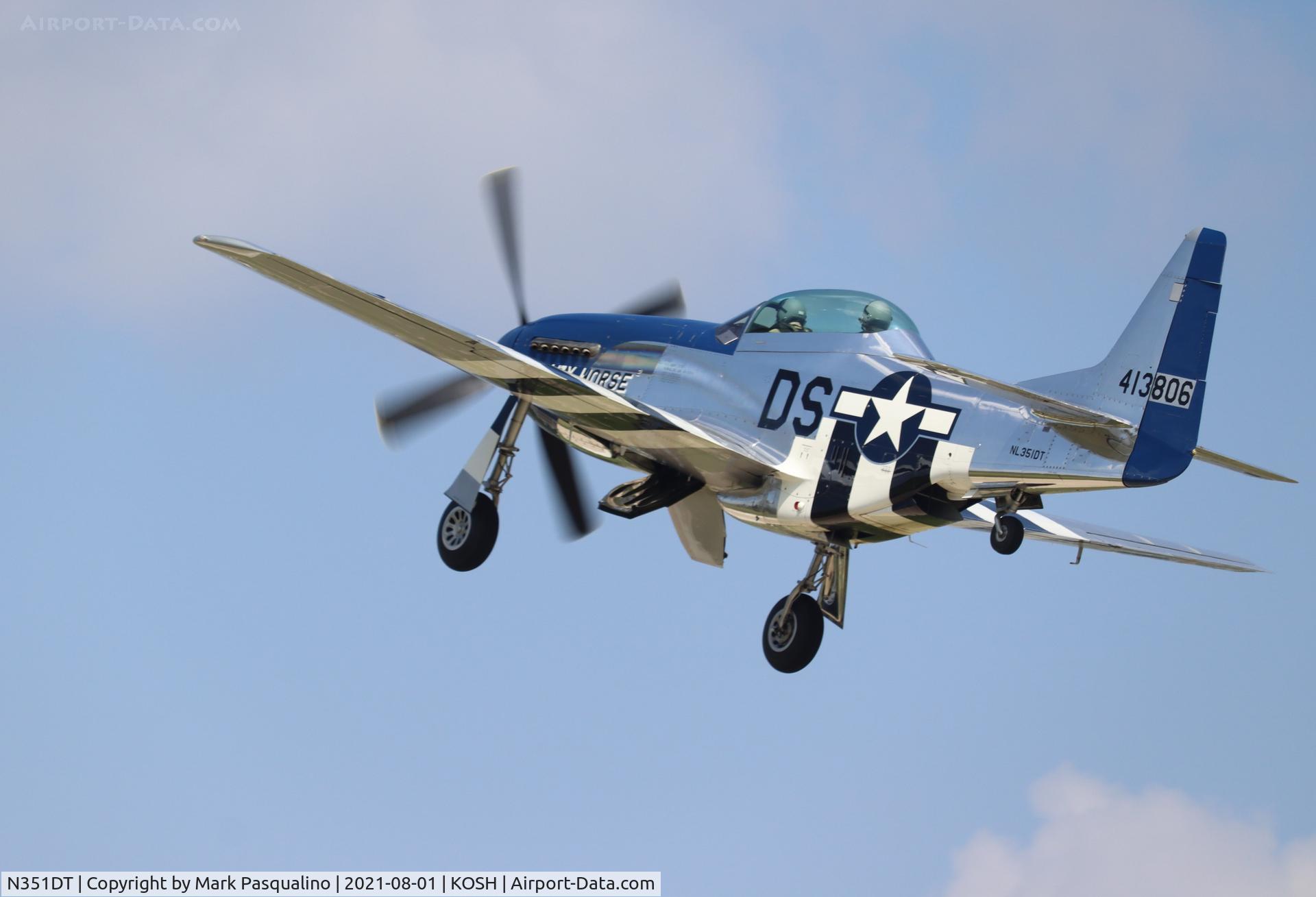 N351DT, 1944 North American P-51D Mustang C/N 122-41042, North American P-51D