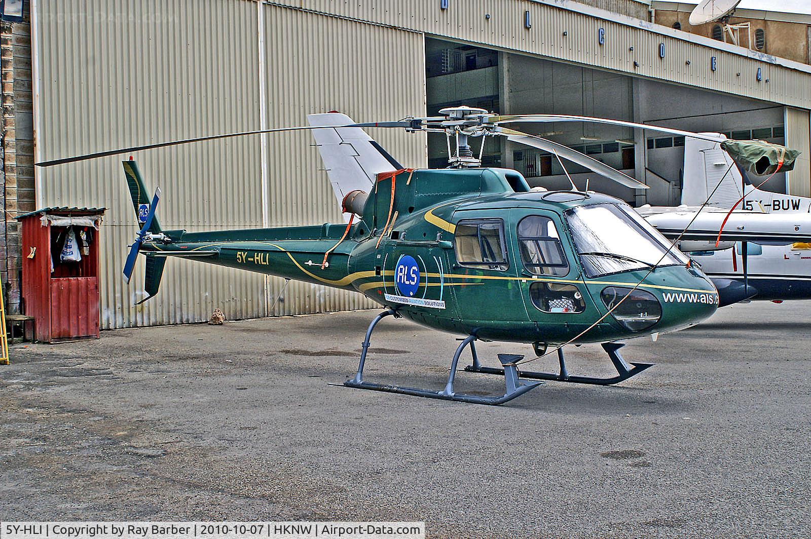 5Y-HLI, 1999 Aerospatiale AS-350B-2 Ecureuil C/N 3160, 5Y-HLI   Aerospatiale AS.350B2 Ecureuil [3160] (ALs) Nairobi-Wilson~5Y 07/10/2010