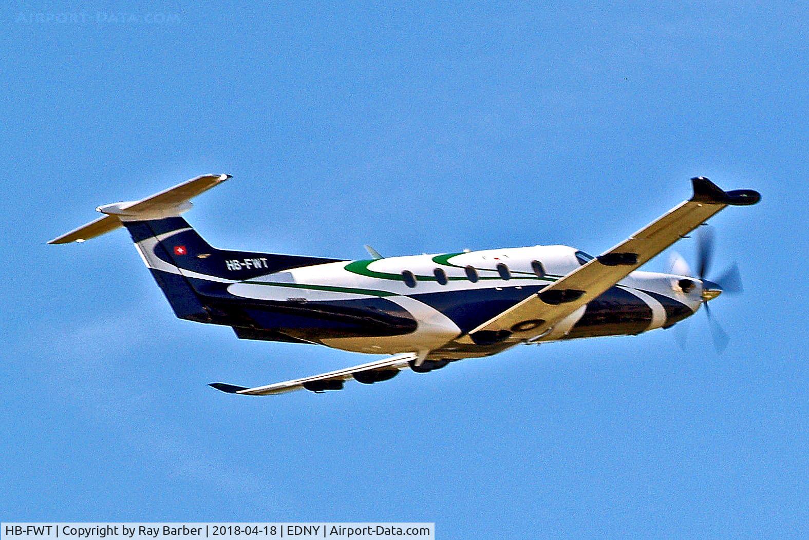 HB-FWT, 2006 Pilatus PC-12/47 C/N 775, HB-FWT   Pilatus PC-12/47 [775] Friedrichshafen~D 18/04/2018