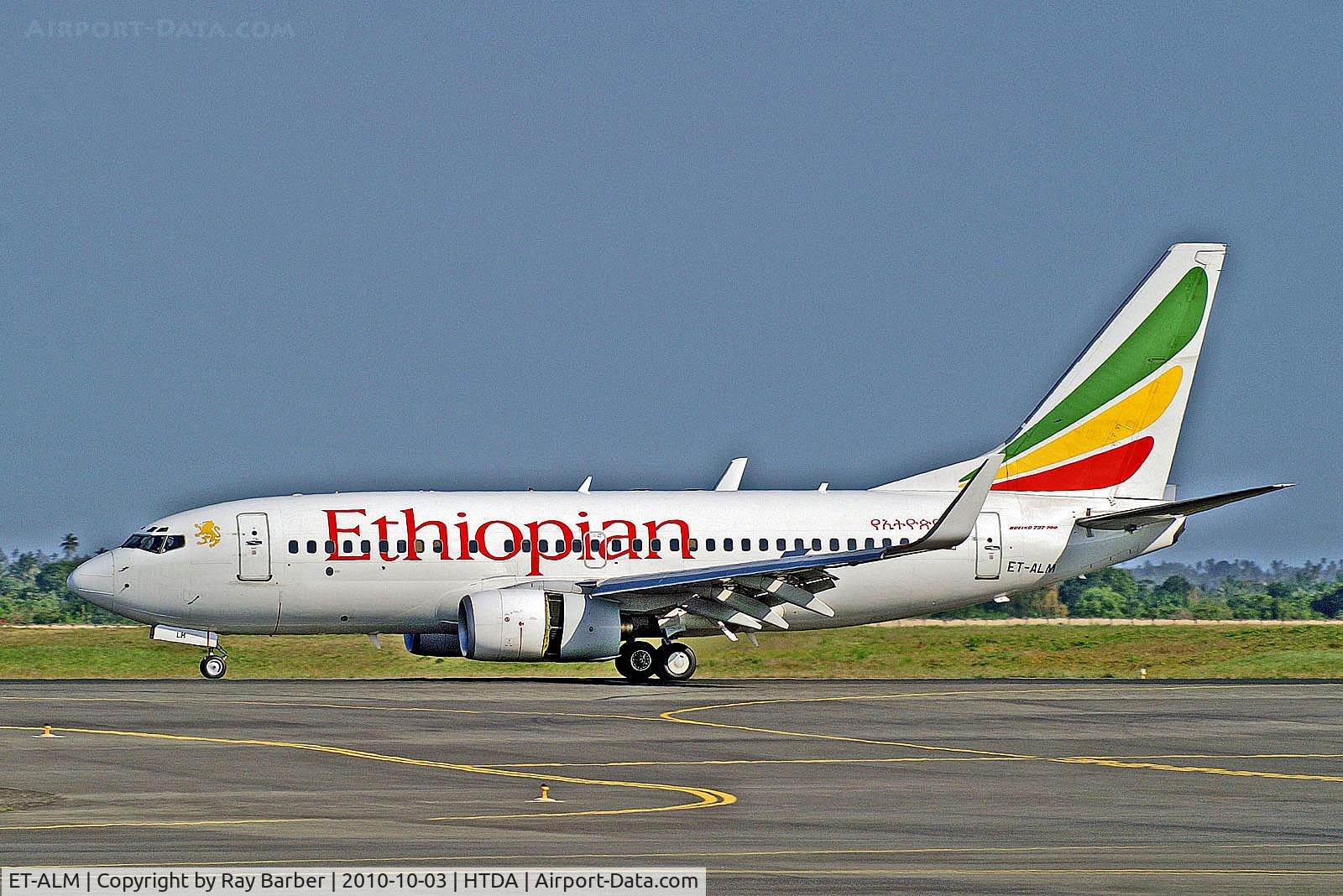 ET-ALM, 2004 Boeing 737-760 C/N 33765, ET-ALM   Boeing 737-760 [33765] (Ethiopian Airlines) Dar Es Salaam~5H 03/10/2010