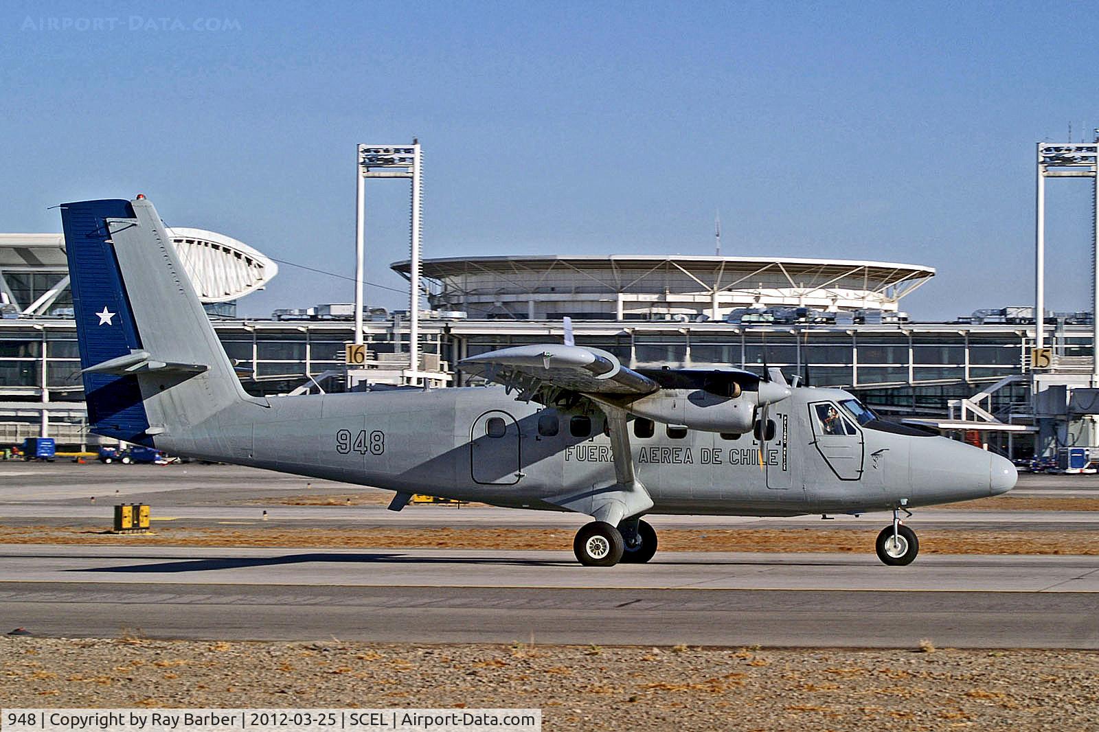948, 1974 De Havilland Canada DHC-6-300 Twin Otter C/N 405, 948   De Havilland Canada DHC-6-300 Twin Otter [405] (Chilean Air Force) Santiago-Arturo Merino Benitez Int'l~CC 25/03/2012