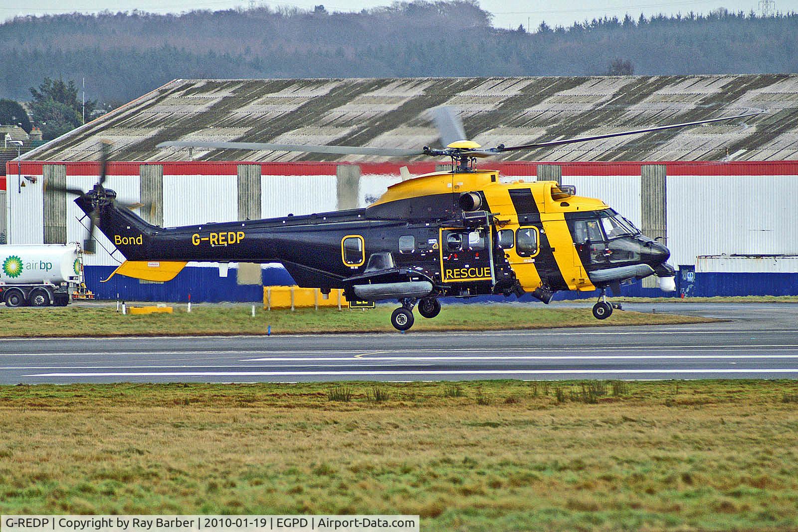 G-REDP, 2005 Eurocopter AS-332L-2 Super Puma C/N 2634, G-REDP   Eurocopter AS.332L2 Super Puma [2634] Aberdeen-Dyce~G 19/01/2010
