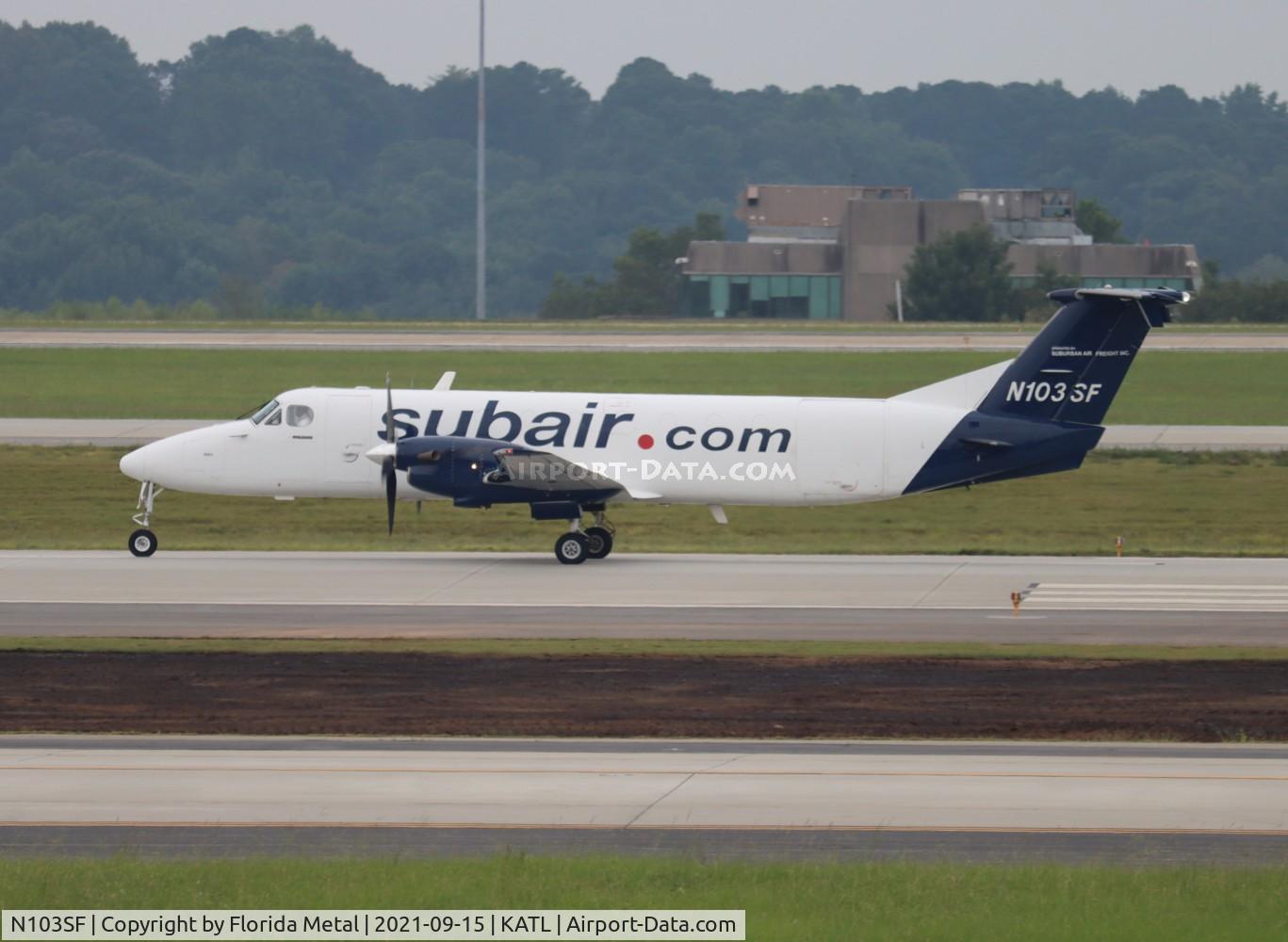 N103SF, 1990 Beech 1900C C/N UC-103, ATL Spotting 2021