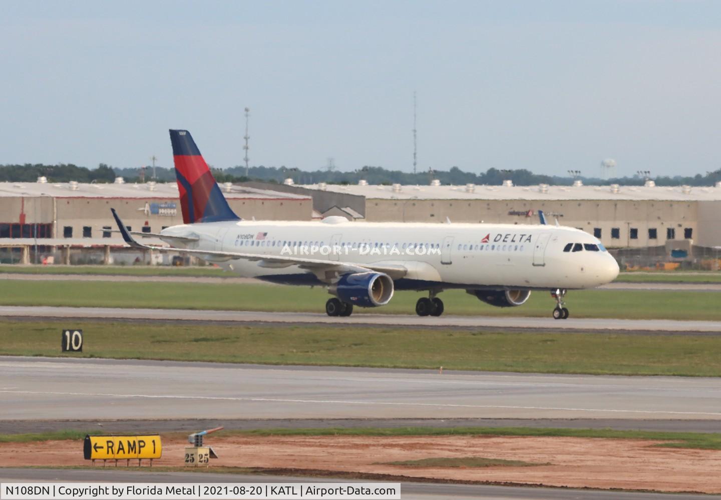N108DN, 2021 Airbus A321-211 C/N 10003, ATL Spotting 2021