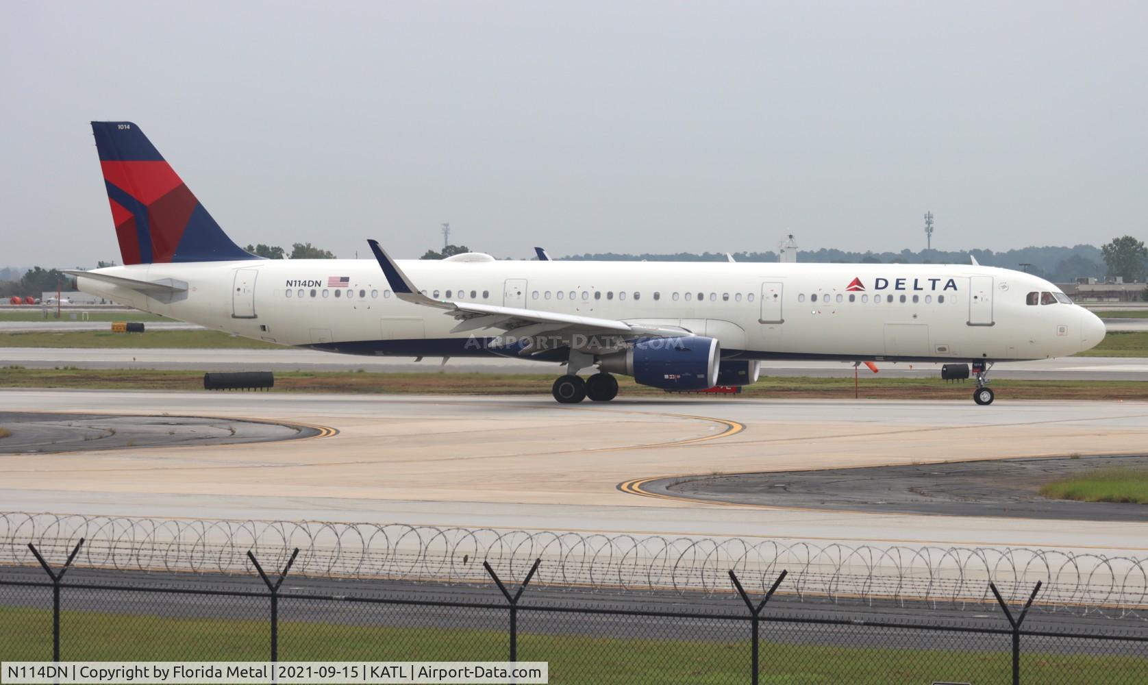 N114DN, 2021 Airbus A321-211 C/N 10122, ATL Spotting 2021