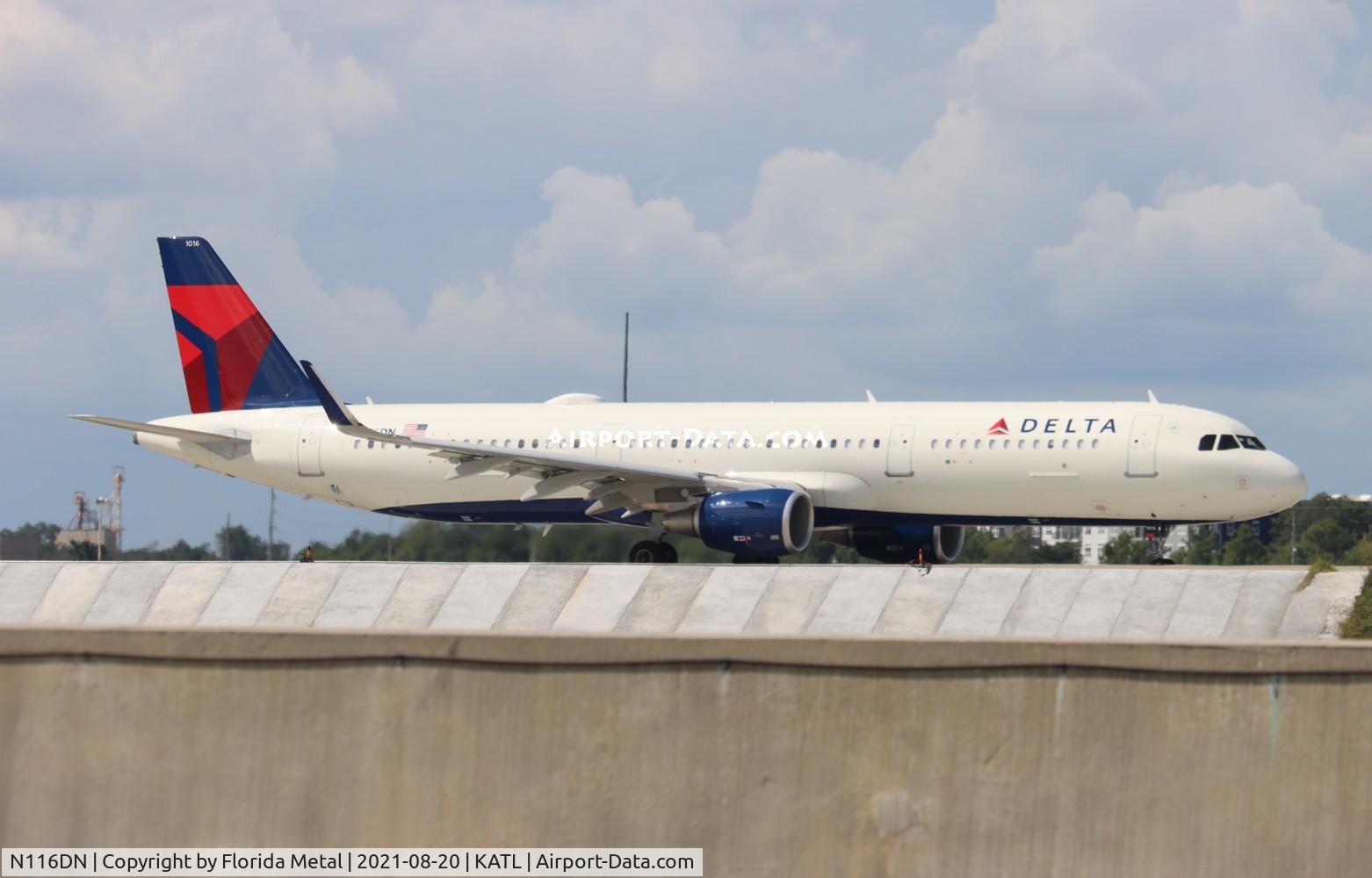 N116DN, 2021 Airbus A321-211 C/N 10121, ATL Spotting 2021