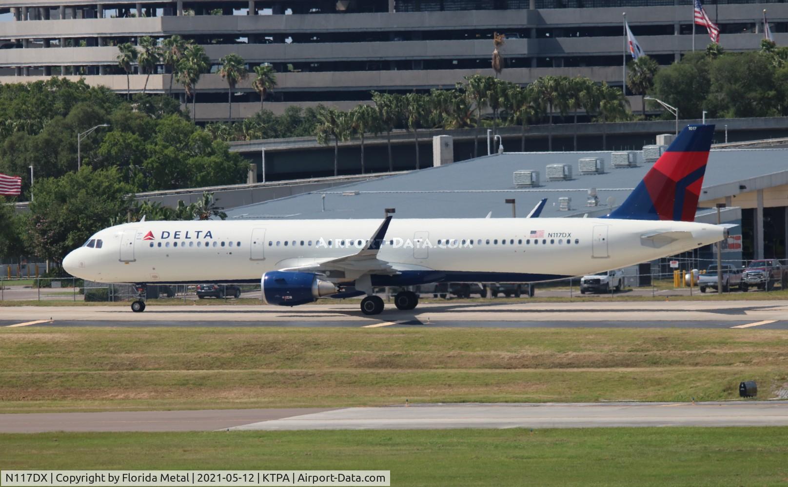 N117DX, 2021 Airbus A321-211 C/N 10133, Delta