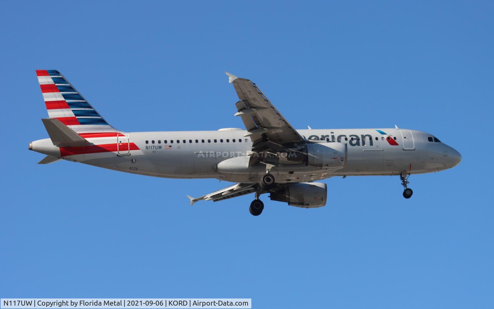 N117UW, 2000 Airbus A320-214 C/N 1224, KORD spotting 2021