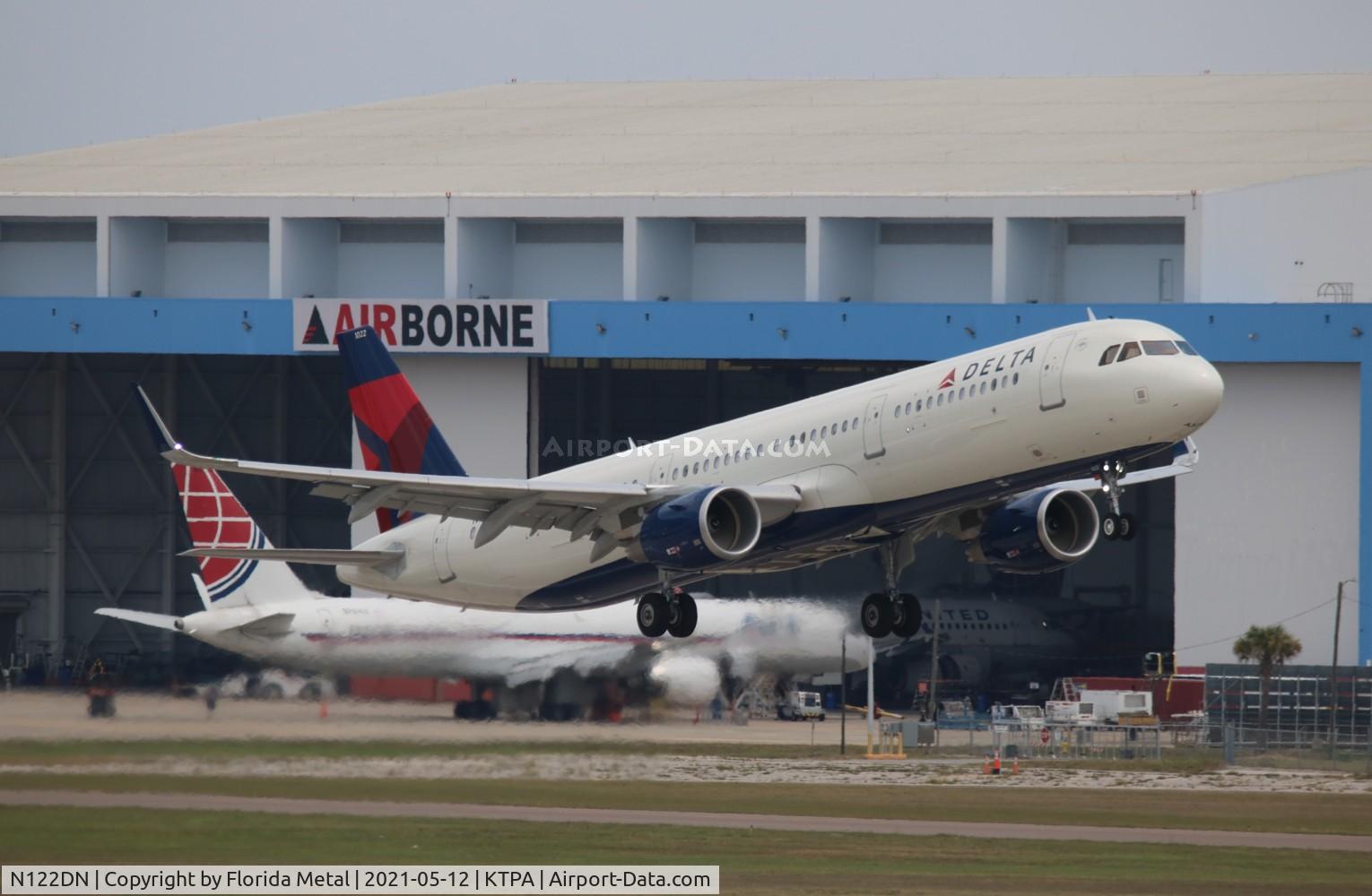 N122DN, 2021 Airbus A321-211 C/N 10183, TPA spotting 2021