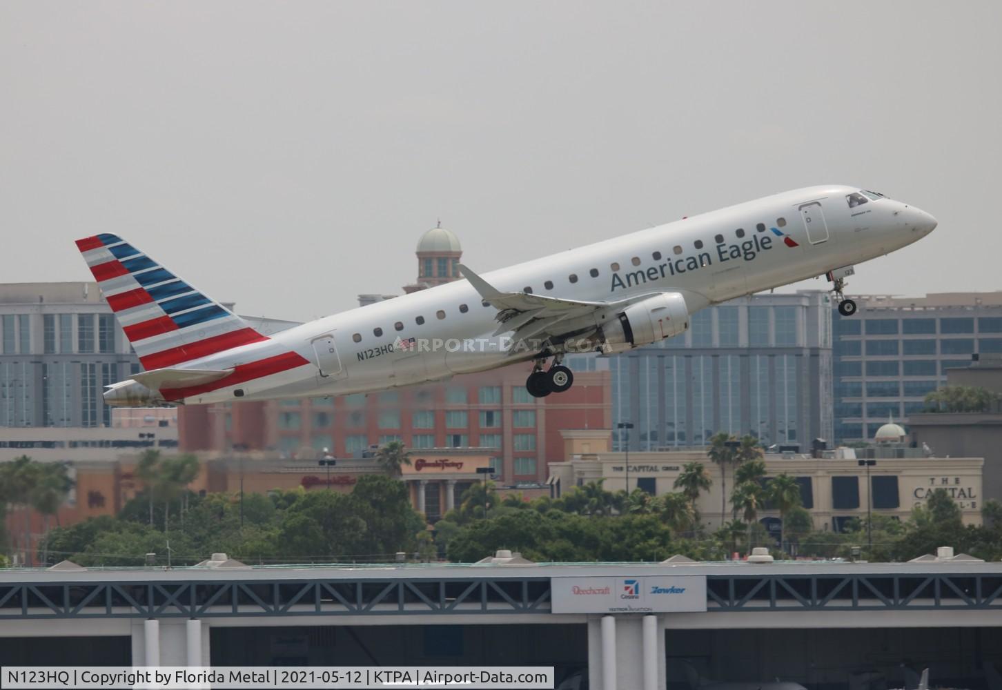 N123HQ, 2007 Embraer 175LR (ERJ-170-200LR) C/N 17000199, TPA spotting 2021