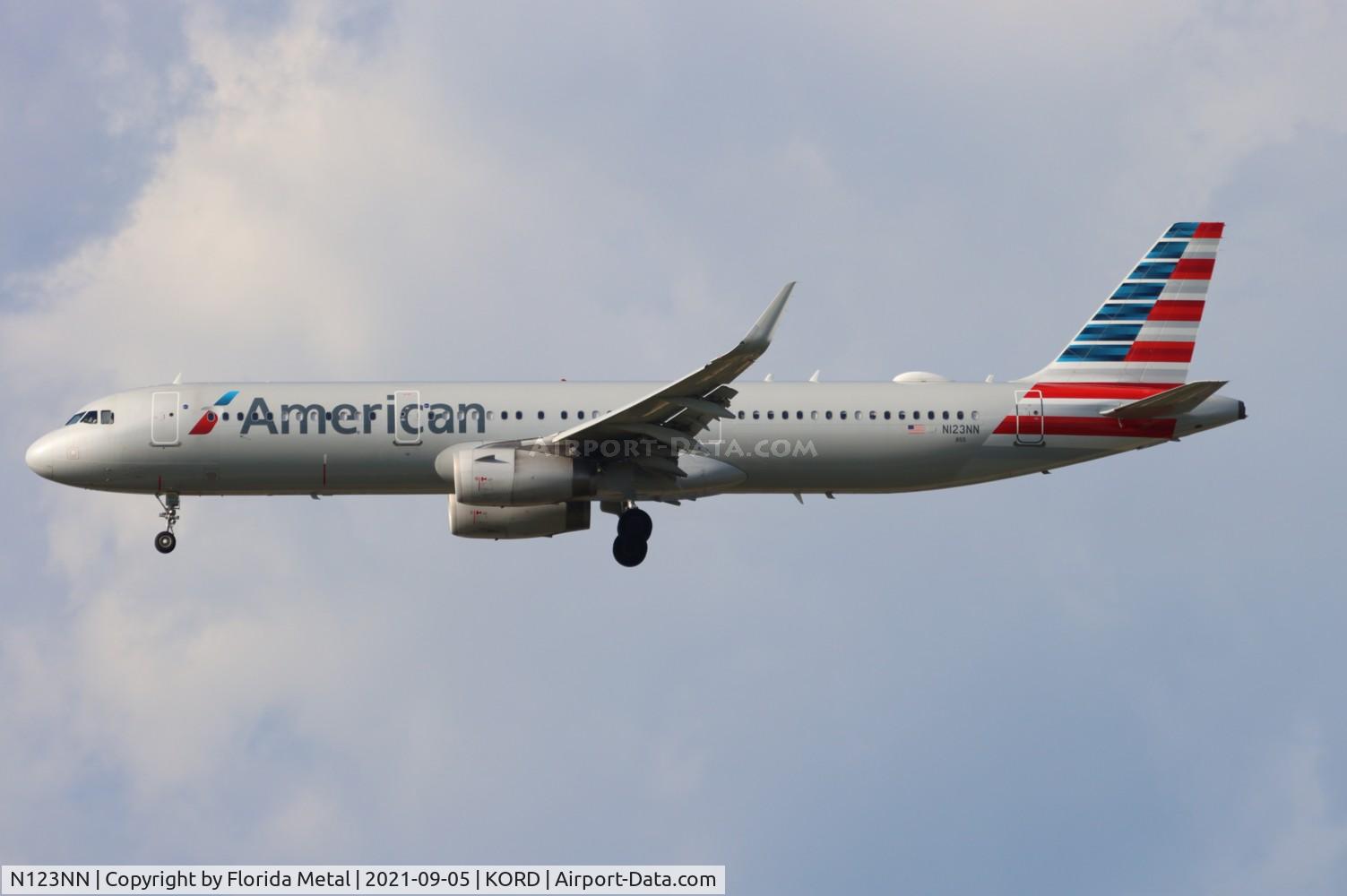 N123NN, 2014 Airbus A321-231 C/N 6256, KORD Spotting 2021