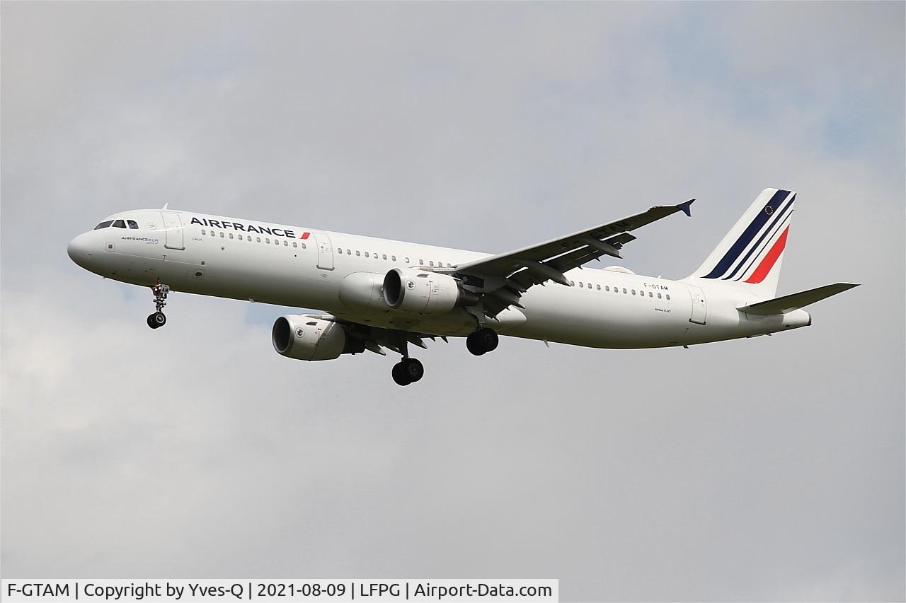 F-GTAM, 2002 Airbus A321-211 C/N 1859, Airbus A321-211, On final rwy 26L, Roissy Charles De Gaulle airport (LFPG-CDG)