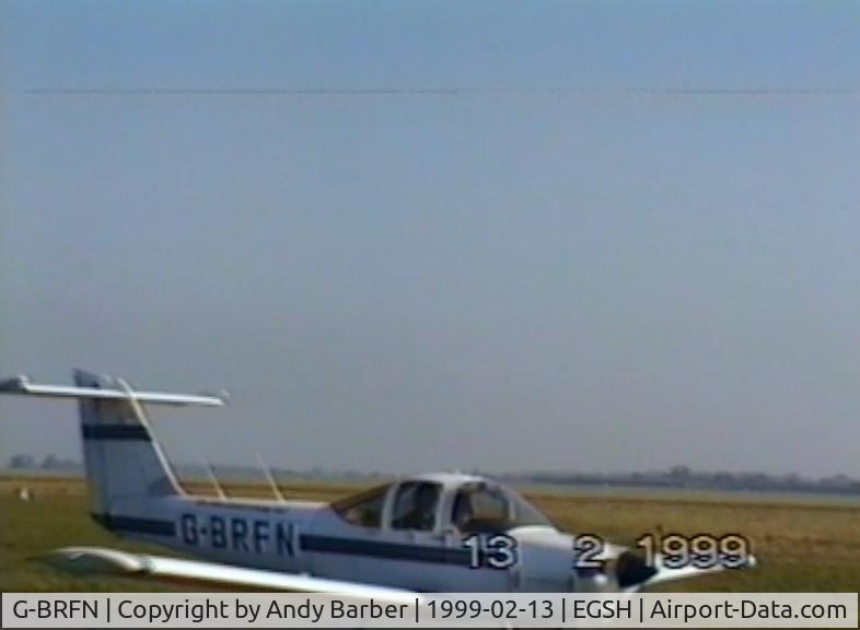 G-BRFN, 1979 Piper PA-38-112 Tomahawk Tomahawk C/N 38-79A0397, Video of me taxing at Norwich Airport