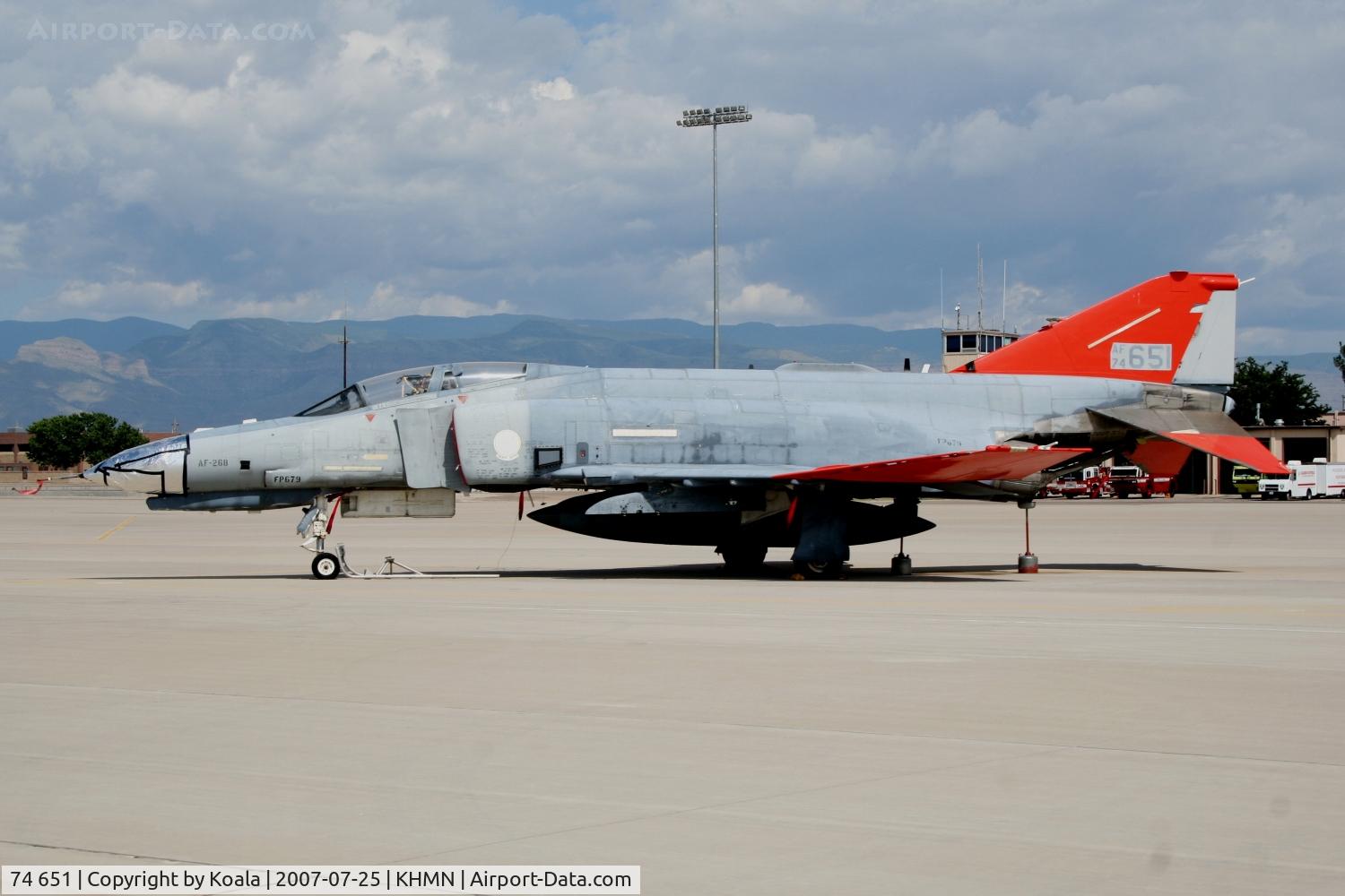 74 651, McDonnell Douglas F-4 Phantom C/N ???, Target plane for training