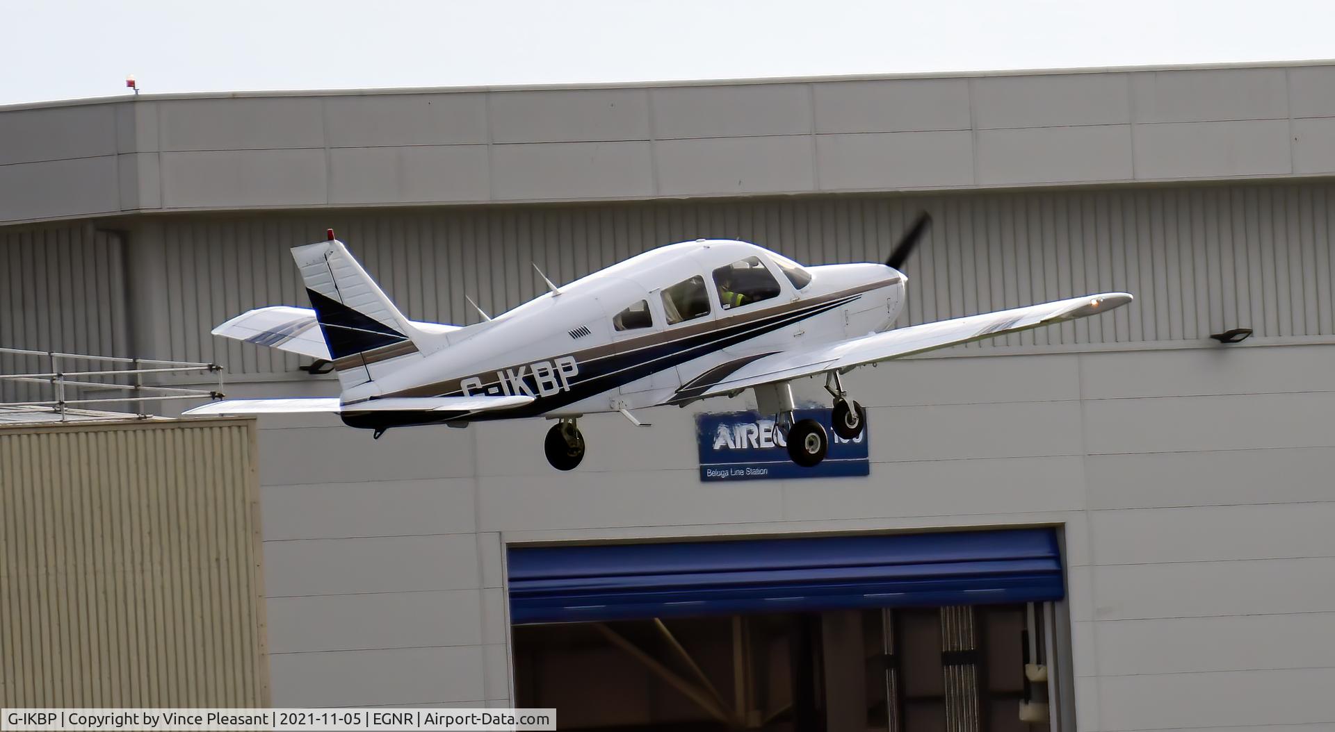 G-IKBP, 1982 Piper PA-28-161 Cherokee Warrior II C/N 288216132, 5th November at Hawarden Airport