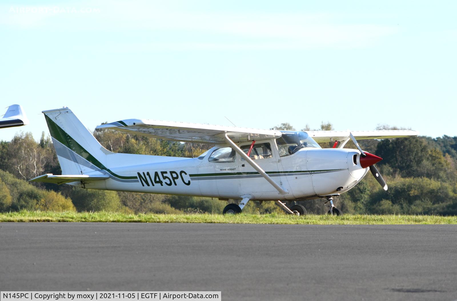 N145PC, 1973 Reims FR172J Reims Rocket C/N 0383, Reims FR172J Cessna Reims Rocket at Fairoaks.