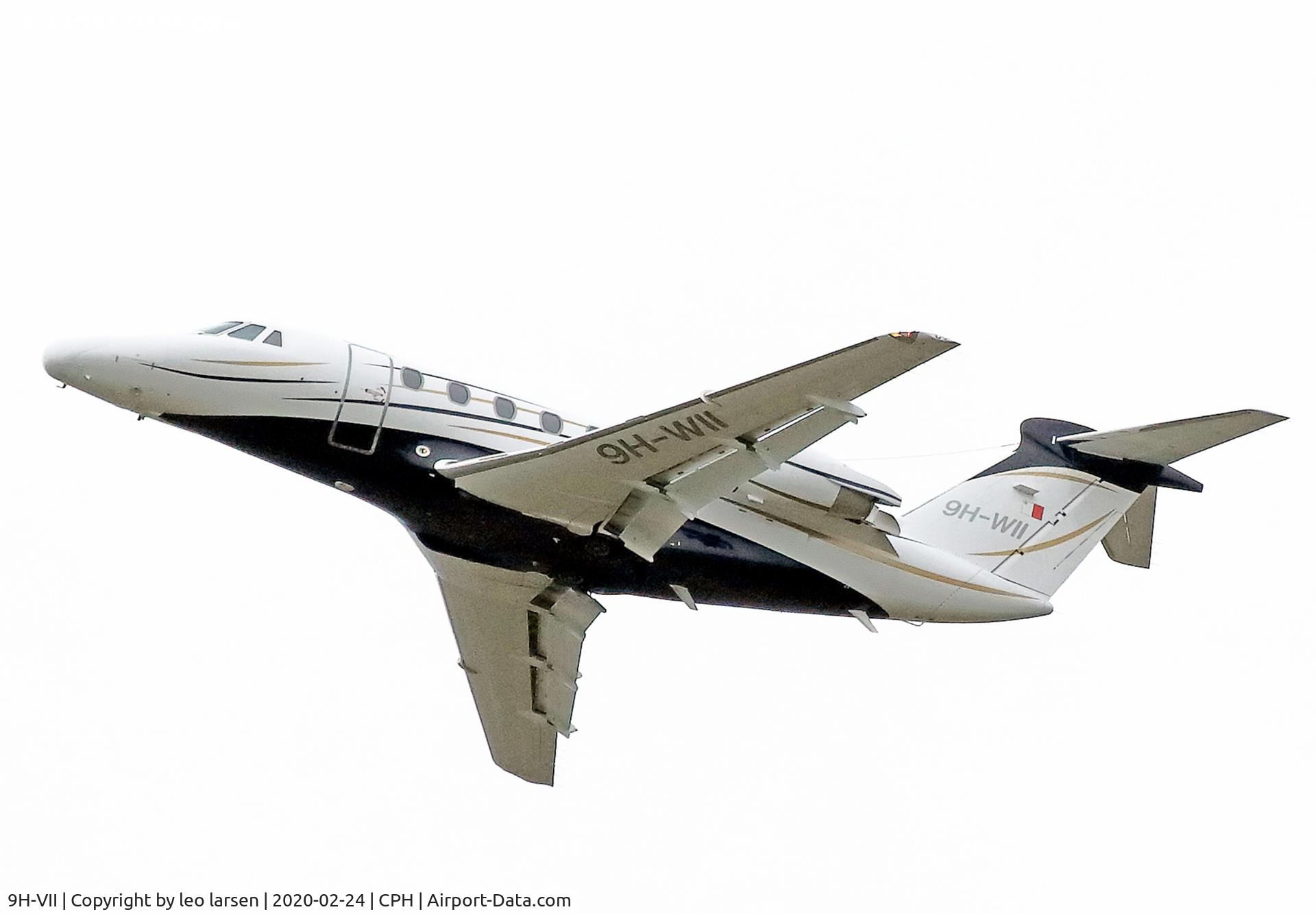 9H-VII, 1998 Cessna 650 Citation VII C/N 650-7090, Copenhagen 24.2.2020