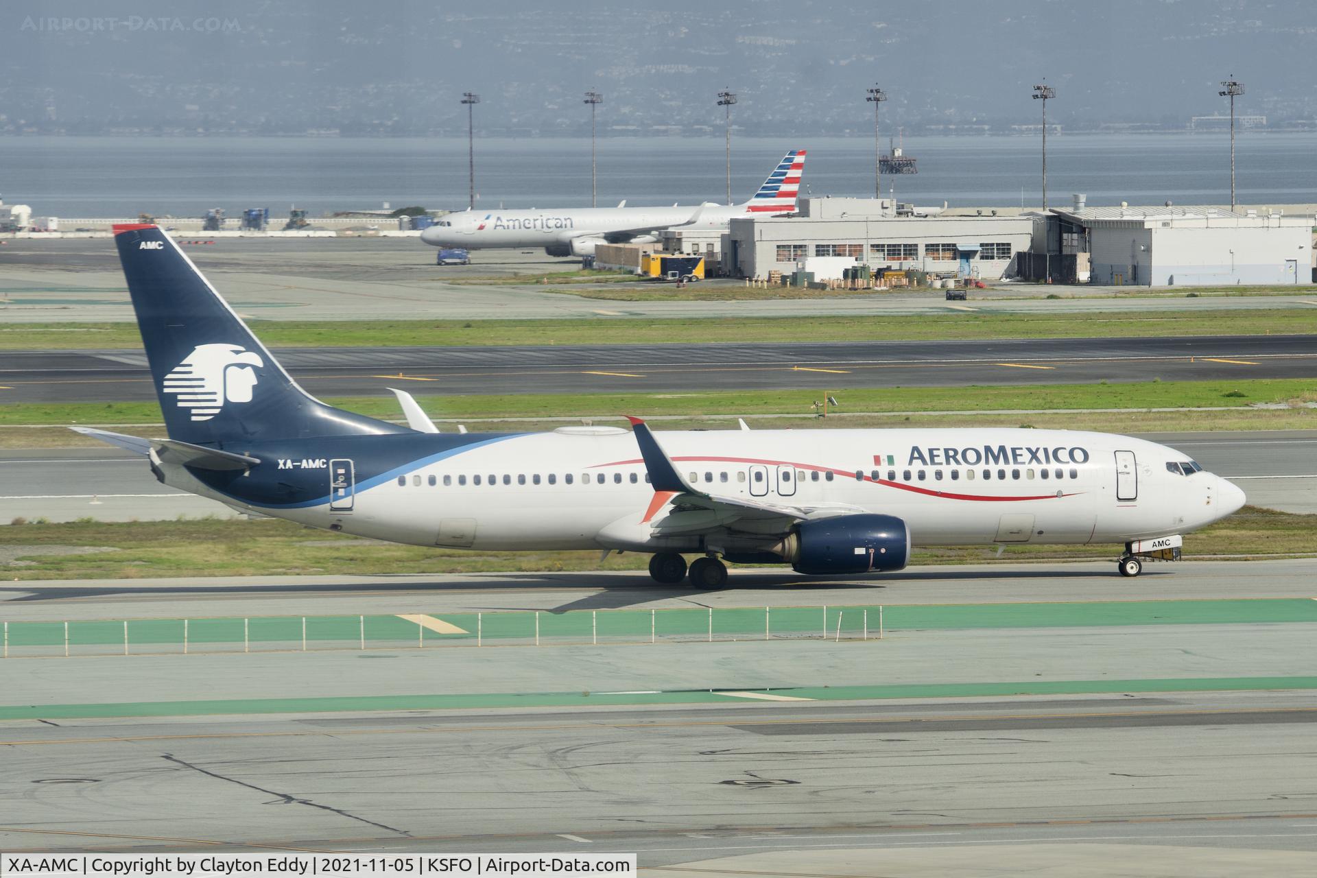 XA-AMC, 2013 Boeing 737-852 C/N 36704, Sky Terrace SFO 2021.