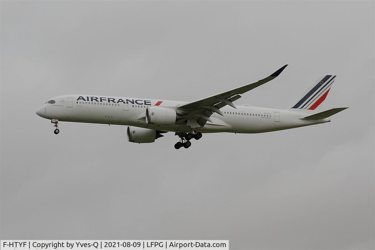 F-HTYF, 2020 Airbus A350-941 C/N 422, Airbus A350-941, On final rwy 26L, Roissy Charles De Gaulle airport (LFPG-CDG)