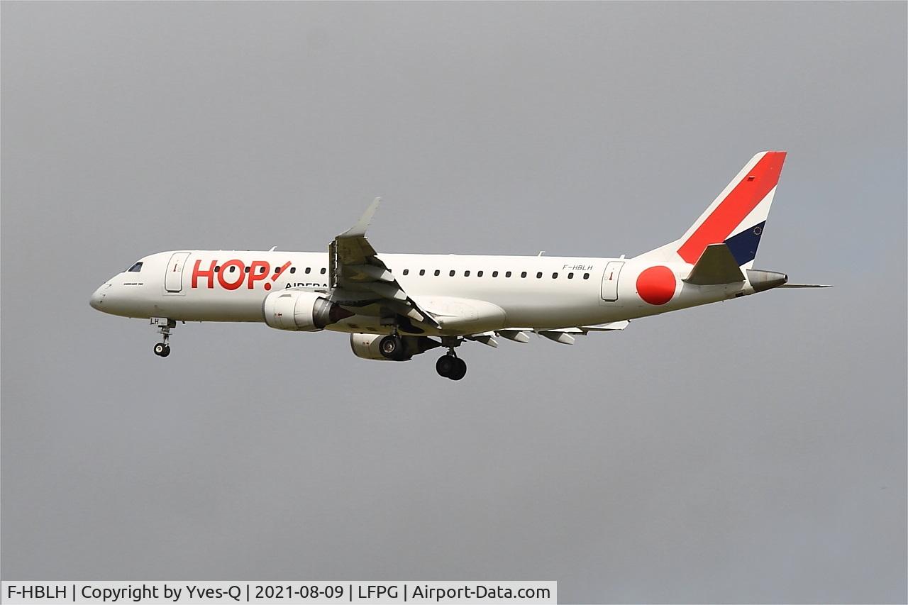 F-HBLH, 2009 Embraer 190LR (ERJ-190-100LR) C/N 19000266, Embraer 190LR, On final rwy 26L, Roissy Charles De Gaulle airport (LFPG-CDG)