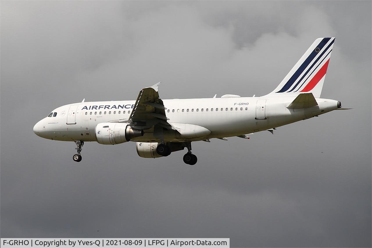 F-GRHO, 2000 Airbus A319-111 C/N 1271, Airbus A319-111, On final rwy26L, Roissy Charles De Gaulle airport (LFPG-CDG)